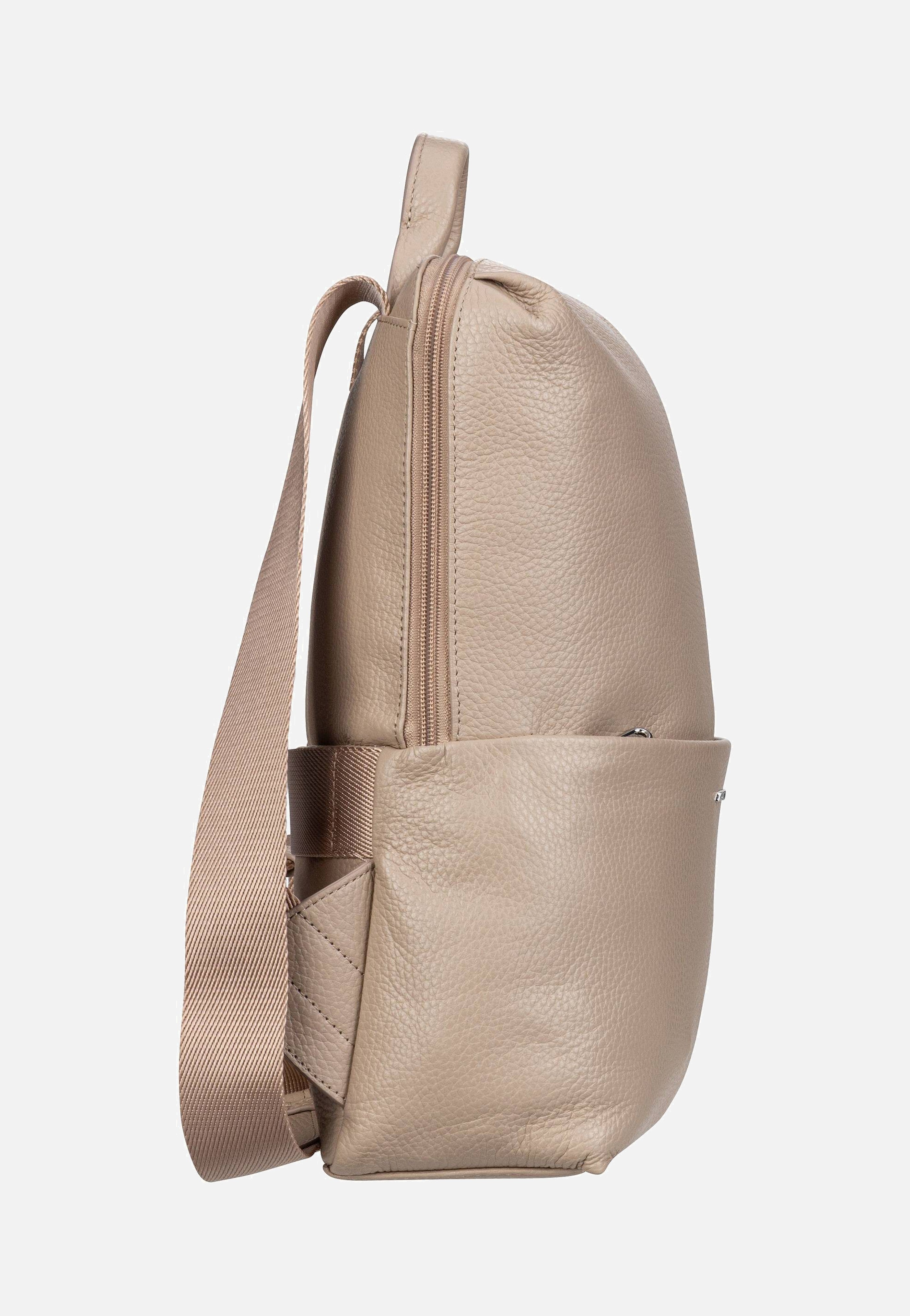 Mandarina Duck Mellow Leather Squared FZT38 Warm Taupe Rucksack