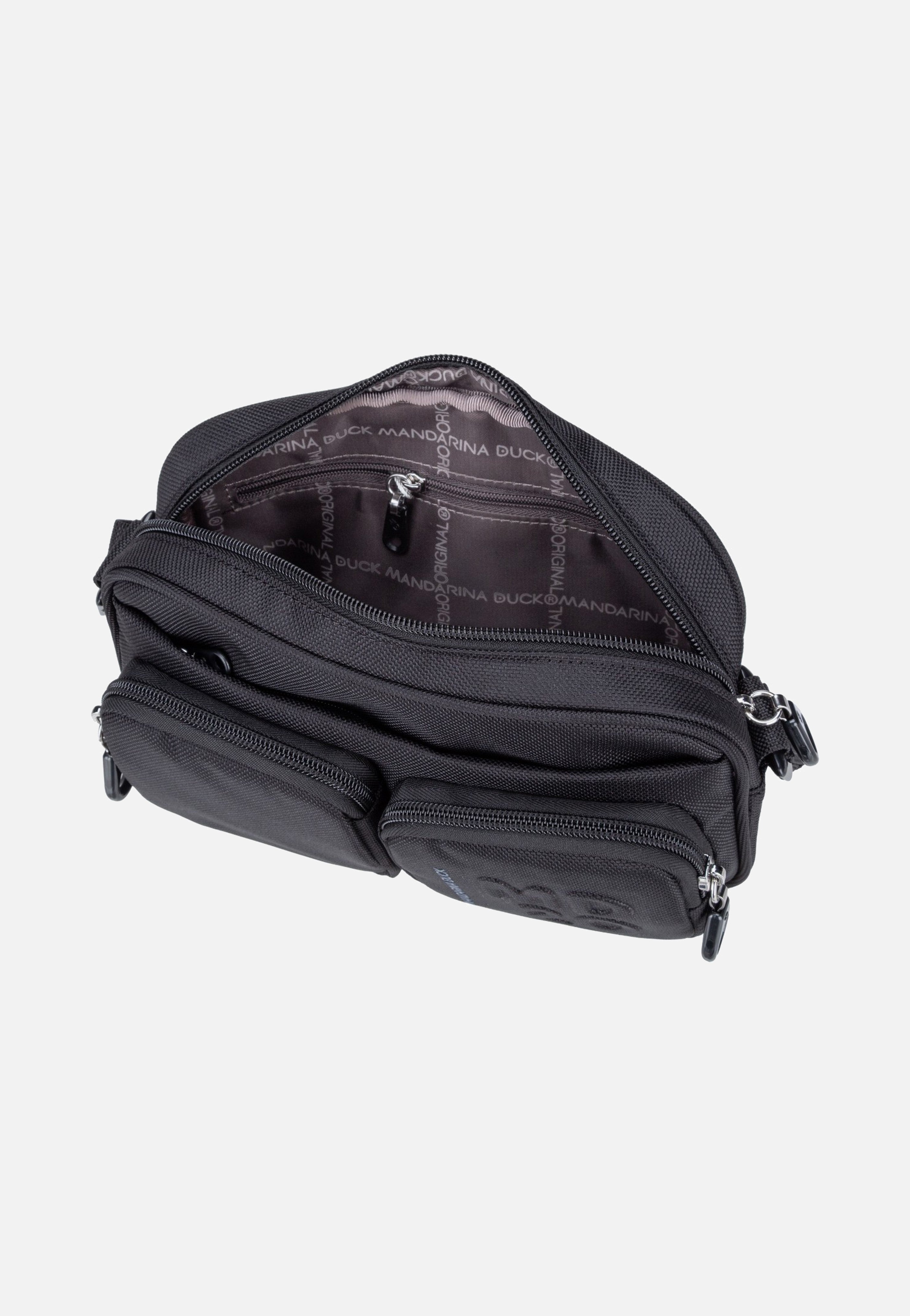Mandarina Duck MD20 Camera QMT74 Black Crossbody Bag