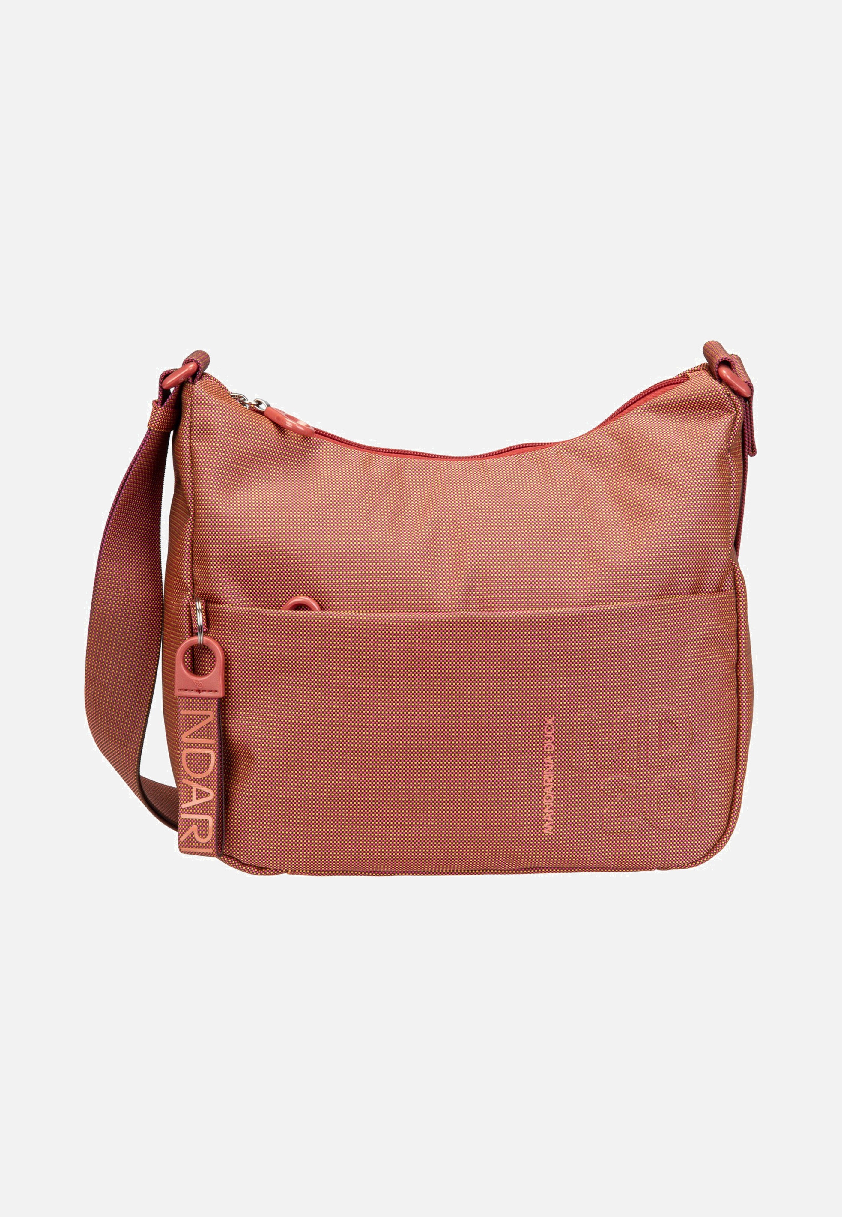 Mandarina Duck - MD20 Medium Hobo QMT37 Pecan Nut - Hobo Bag | Women-Image