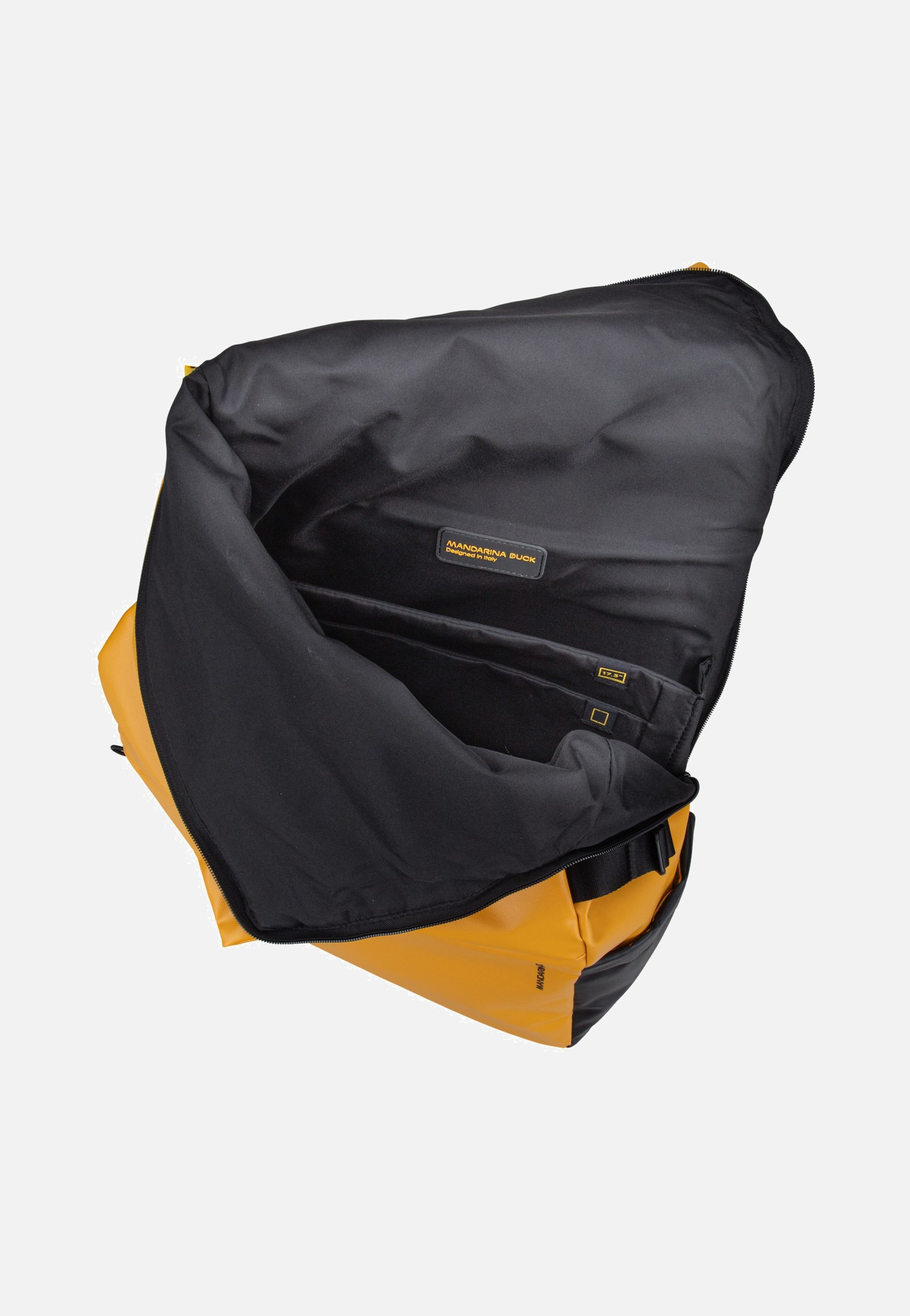Mandarina Duck Eco Coated OST06 Duck Yellow Travel Rucksack