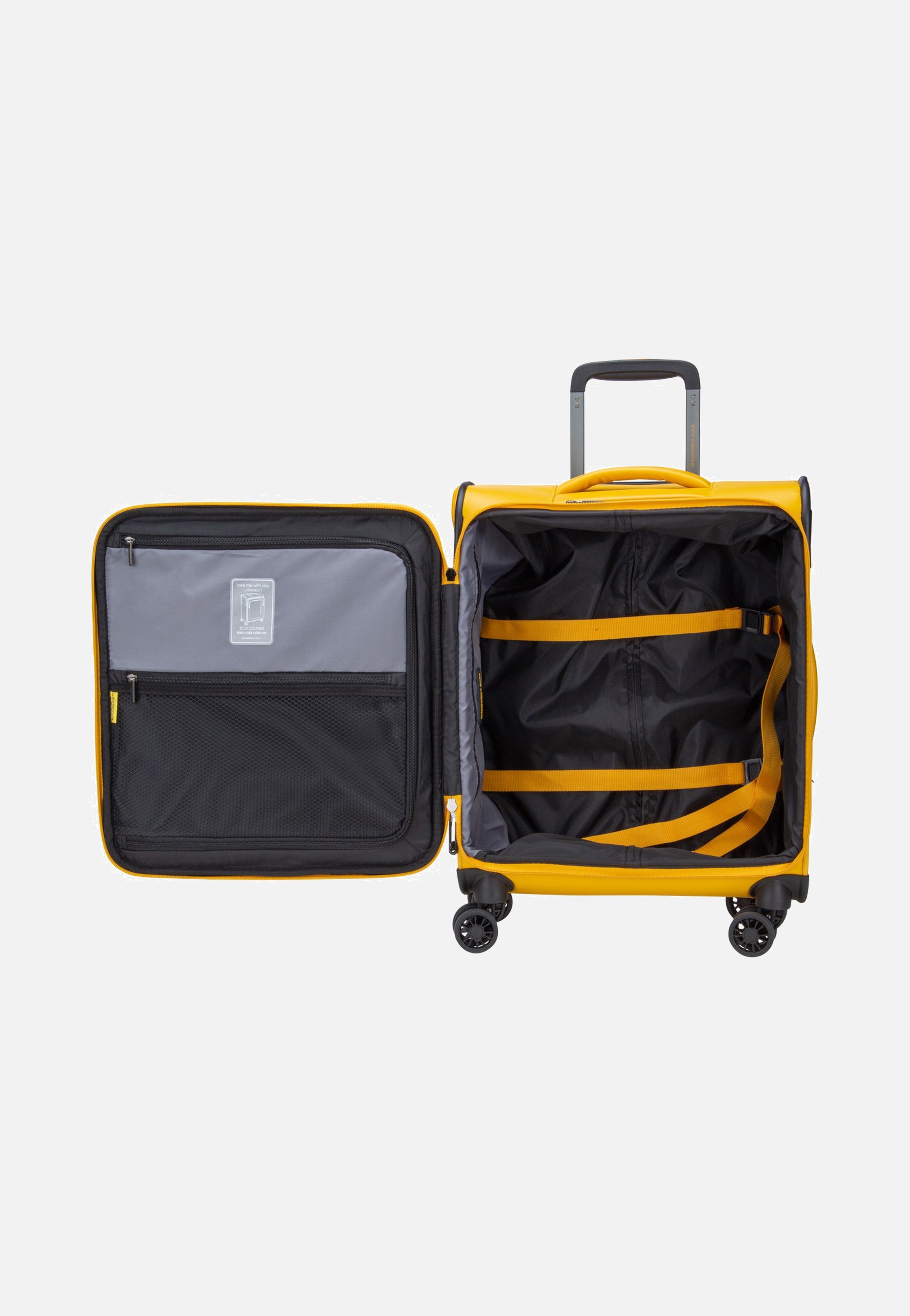 Mandarina Duck - Eco Coated OSV01 Duck Yellow - Suitcase | Neutral-Image