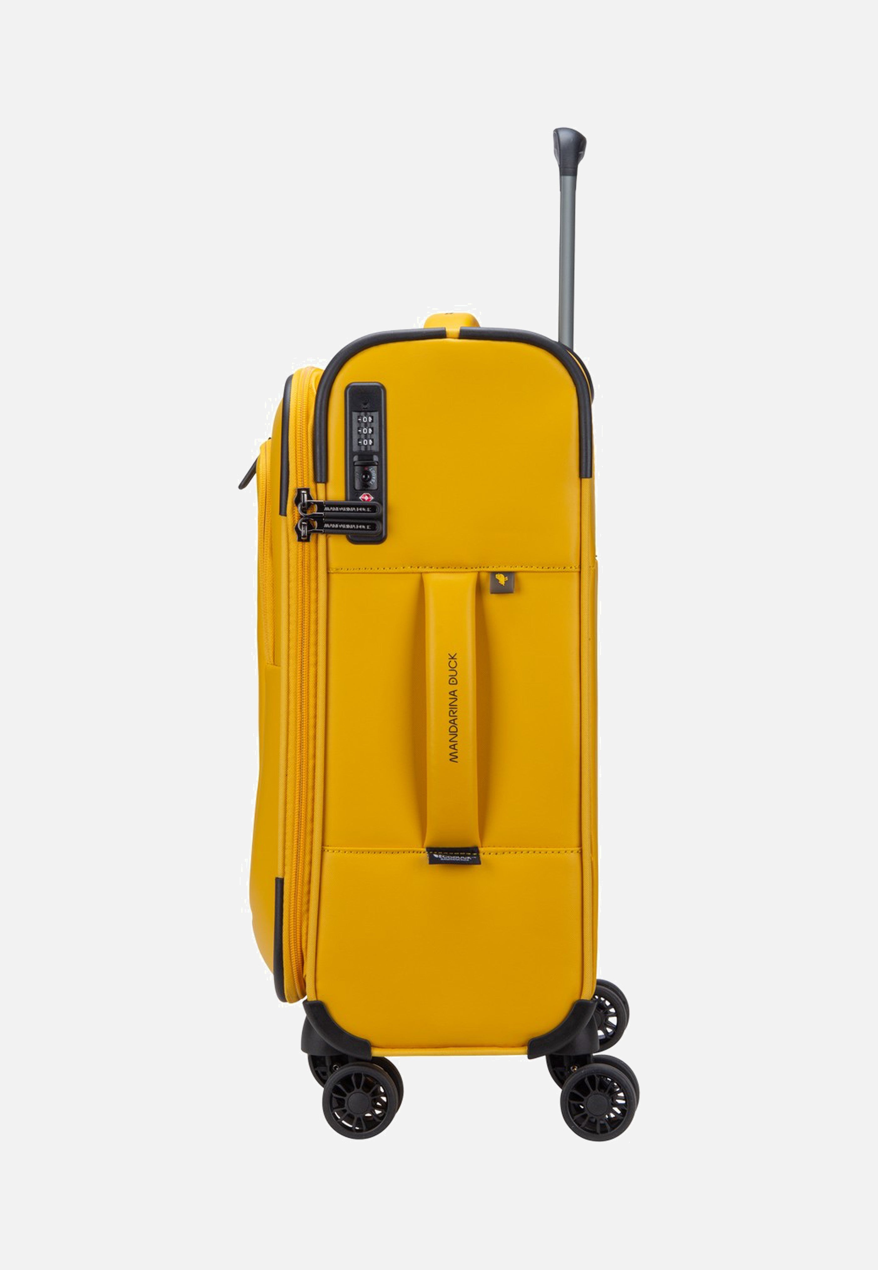 Mandarina Duck - Eco Coated OSV01 Duck Yellow - Suitcase | Neutral-Image