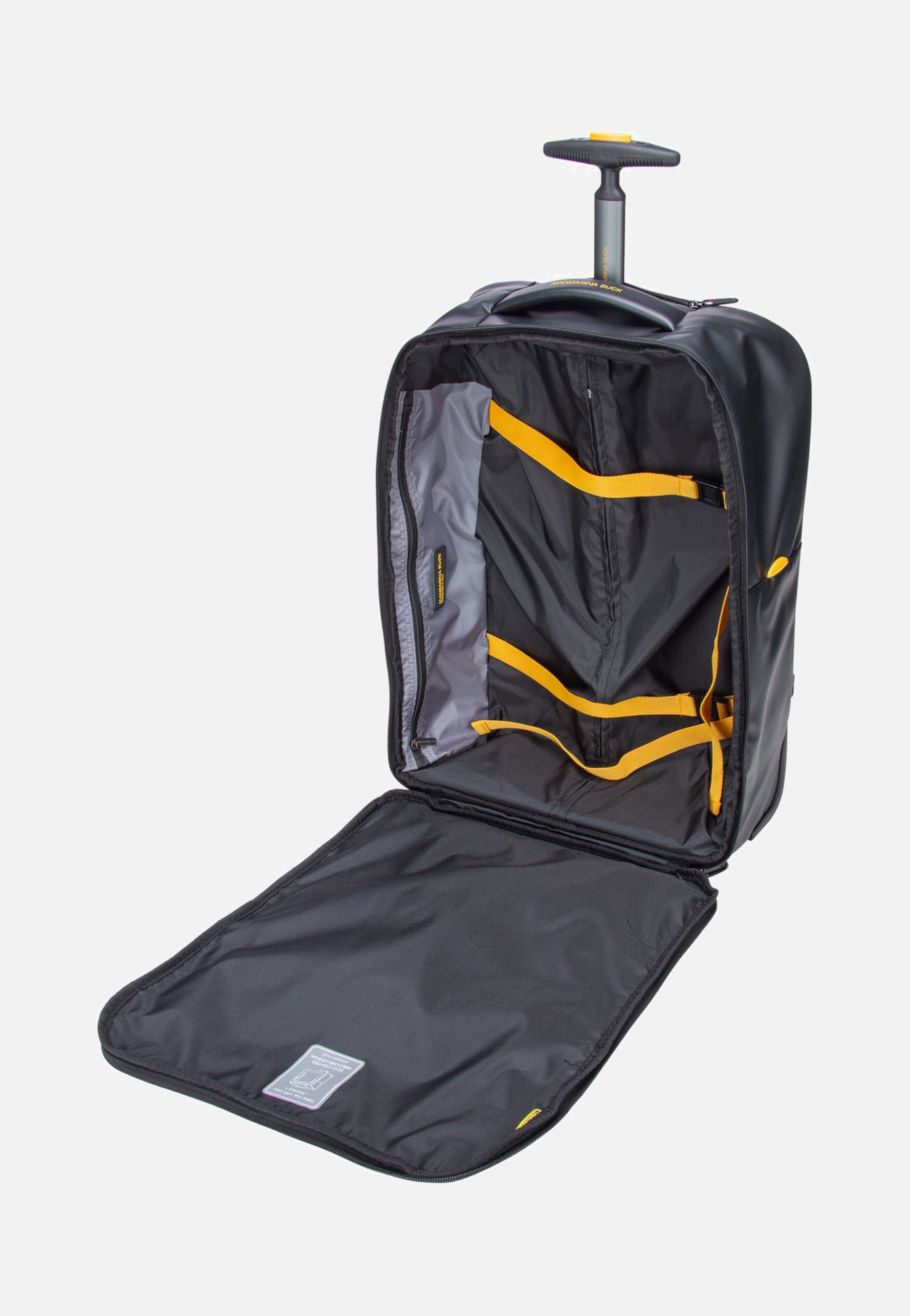 Mandarina Duck - Eco Coated OSV06 Black - Backpack Trolley | Neutral-Image