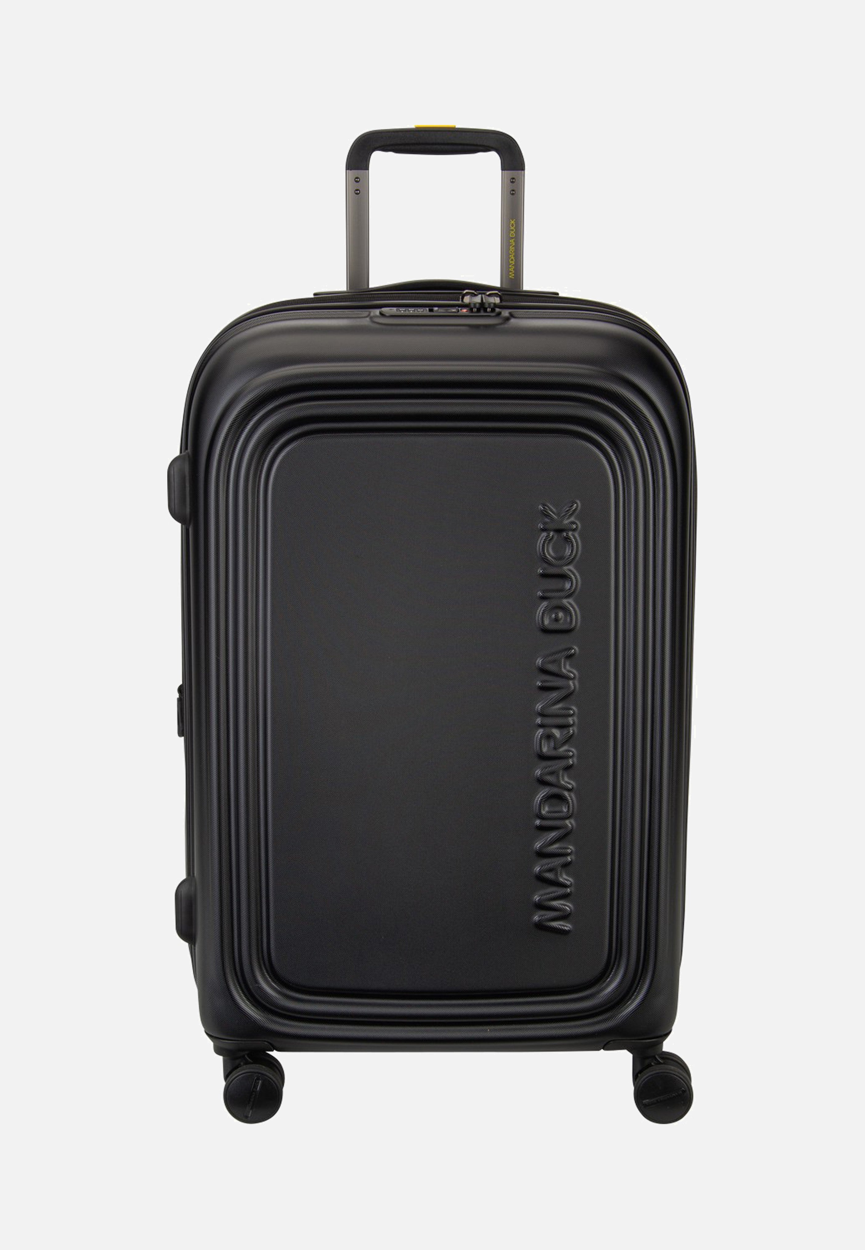 Mandarina Duck - Logoduck + Trolley Medium Exp Black - Suitcase | Neutral-Image