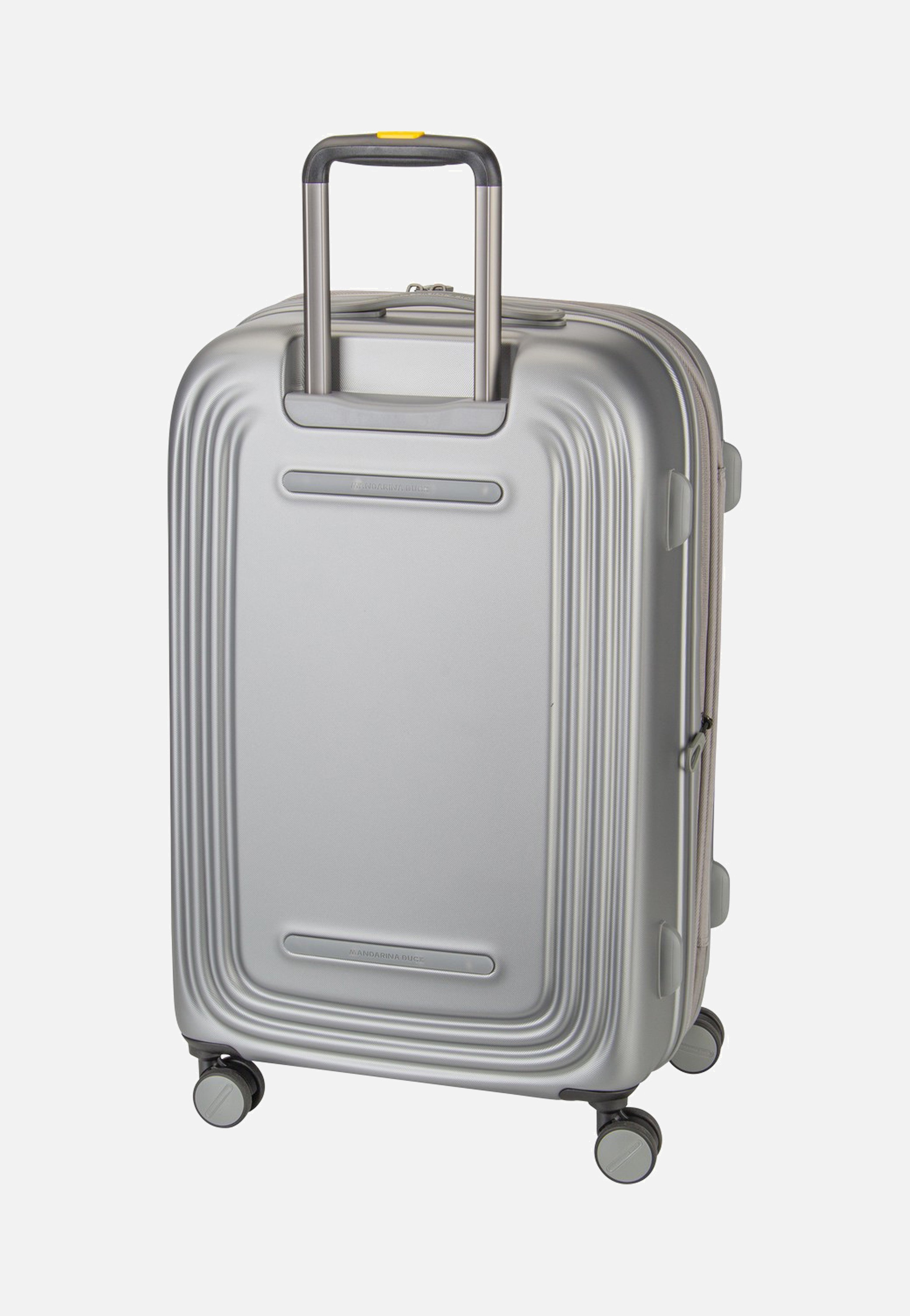 Mandarina Duck - Logoduck + Trolley Medium Exp Silver - Suitcase | Neutral-Image