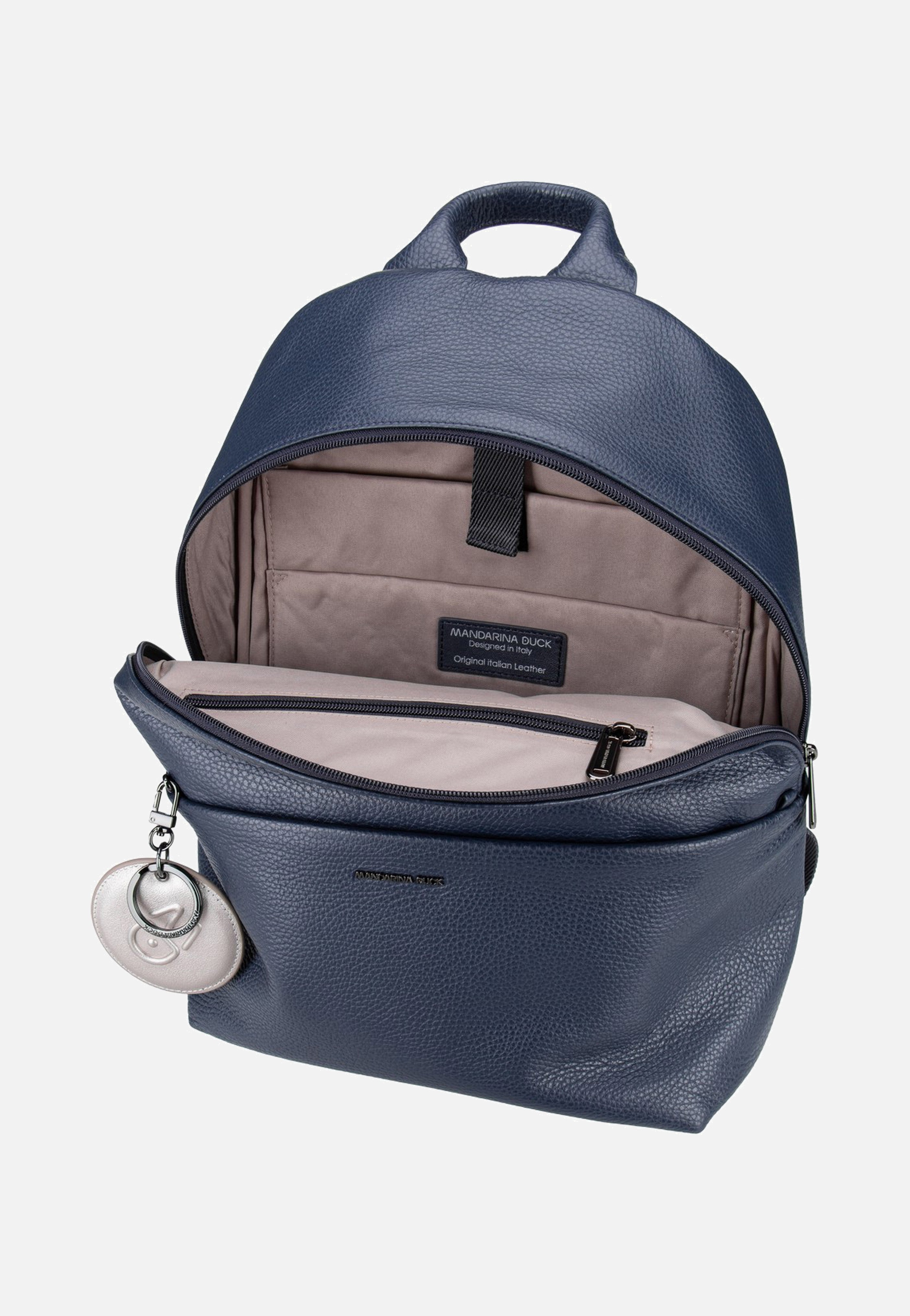 Mandarina Duck Mellow Leather FZT35 Dress Blue Rucksack
