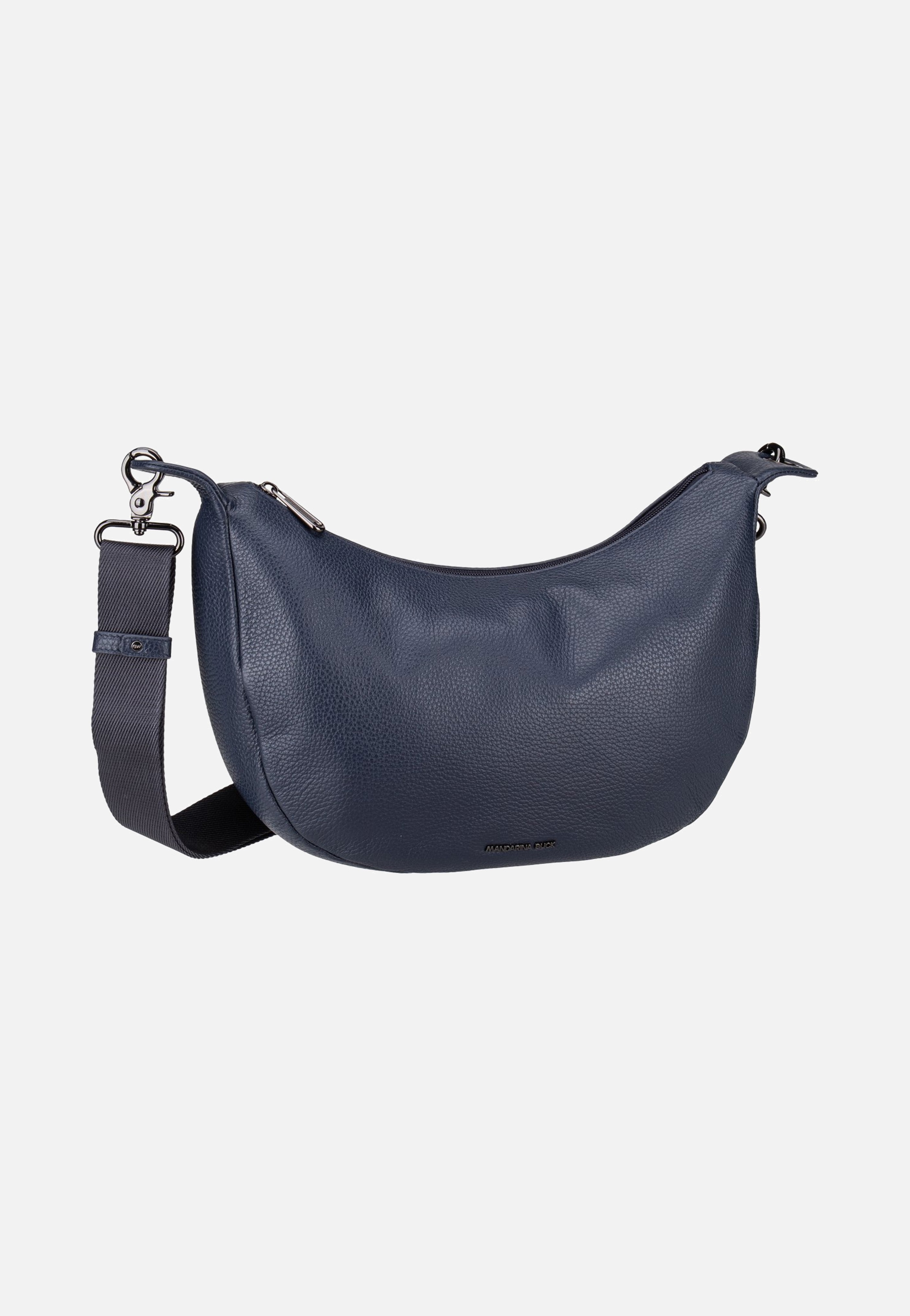 Mandarina Duck - Mellow Leather Hobo FZT03 Dress Blue - Hobo Bag | Neutral-Image