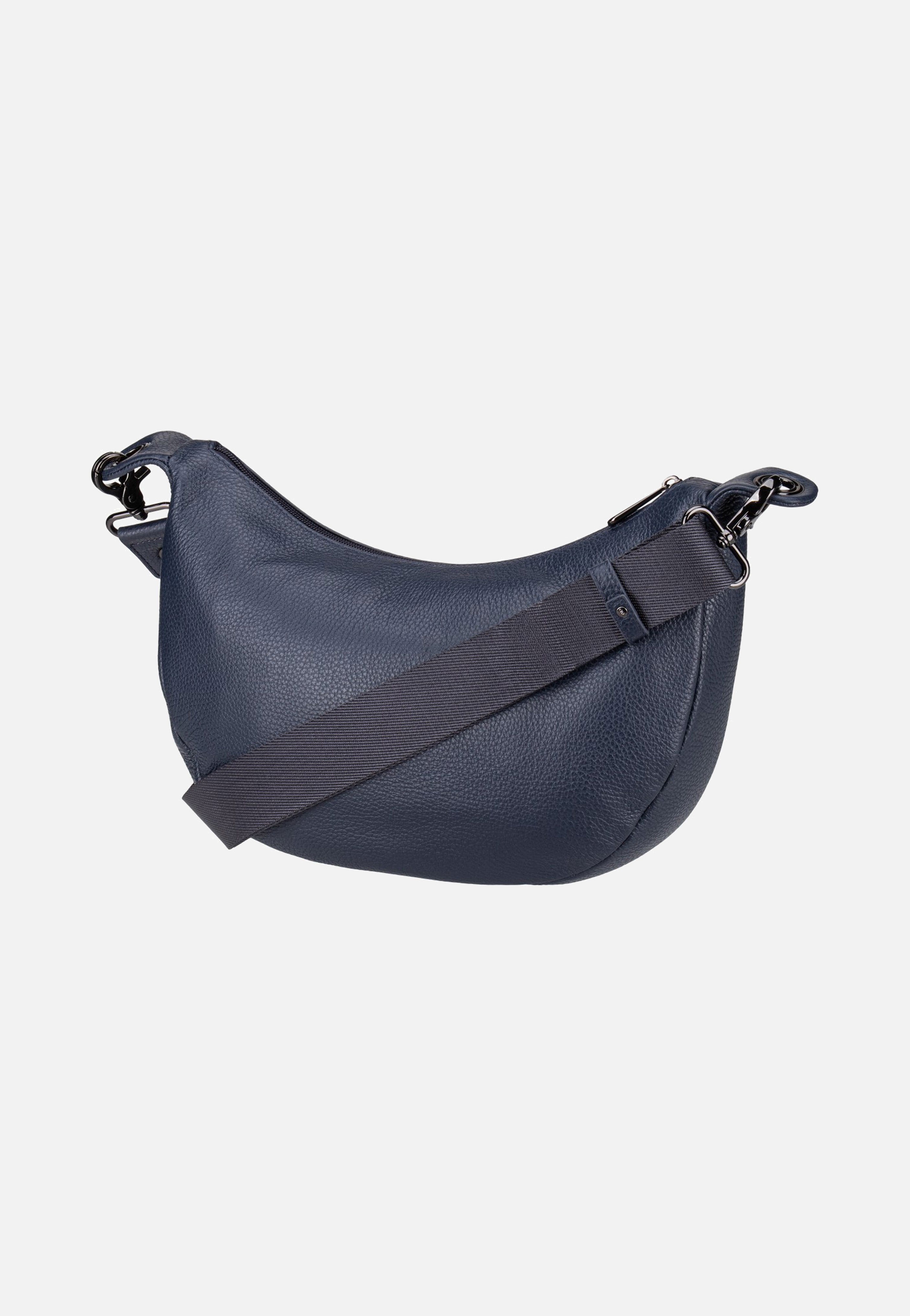 Mandarina Duck - Mellow Leather Hobo FZT03 Dress Blue - Hobo Bag | Neutral-Image