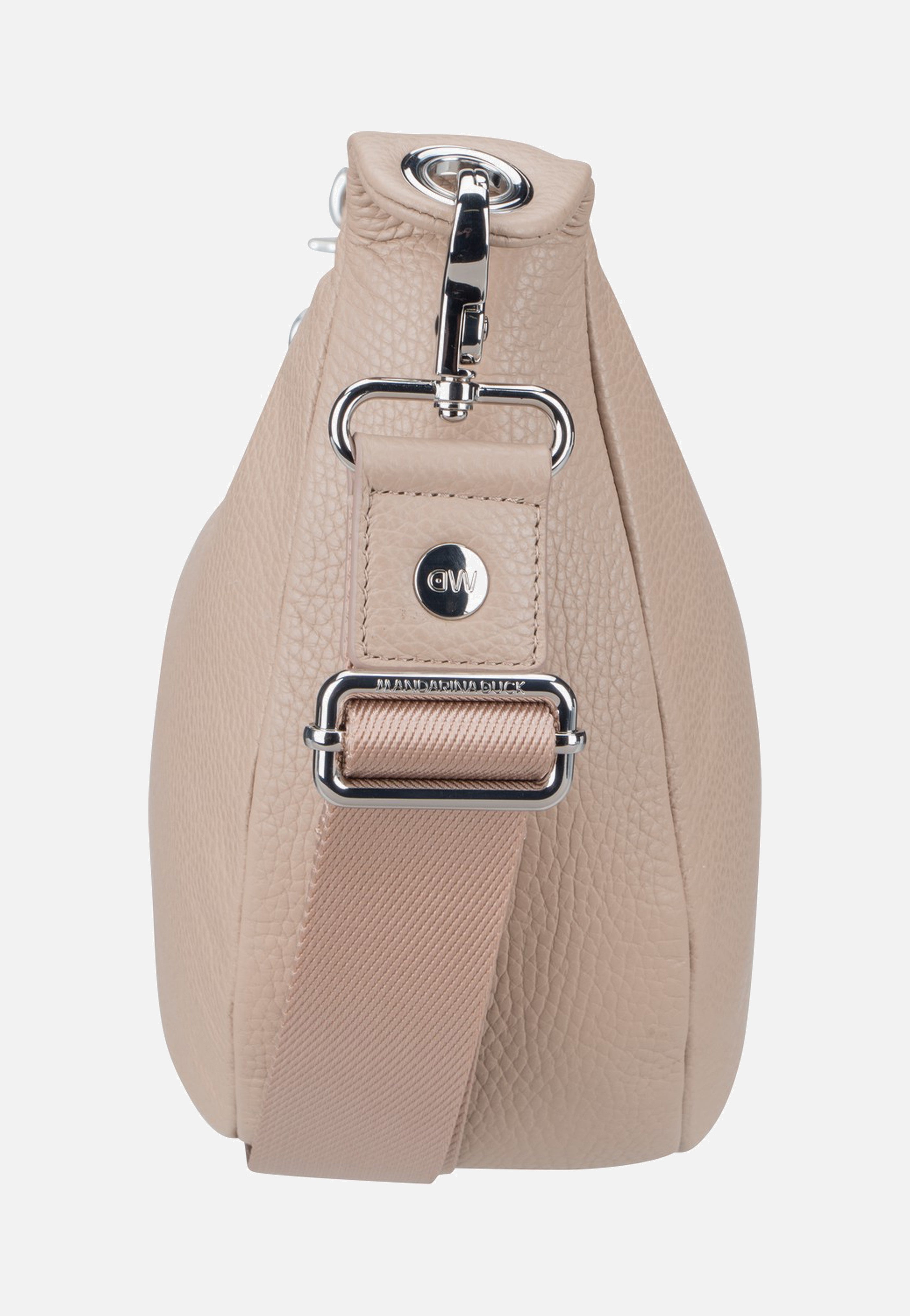 Mandarina Duck Mellow Leather Hobo FZT03 Warm Taupe Hobo Bag