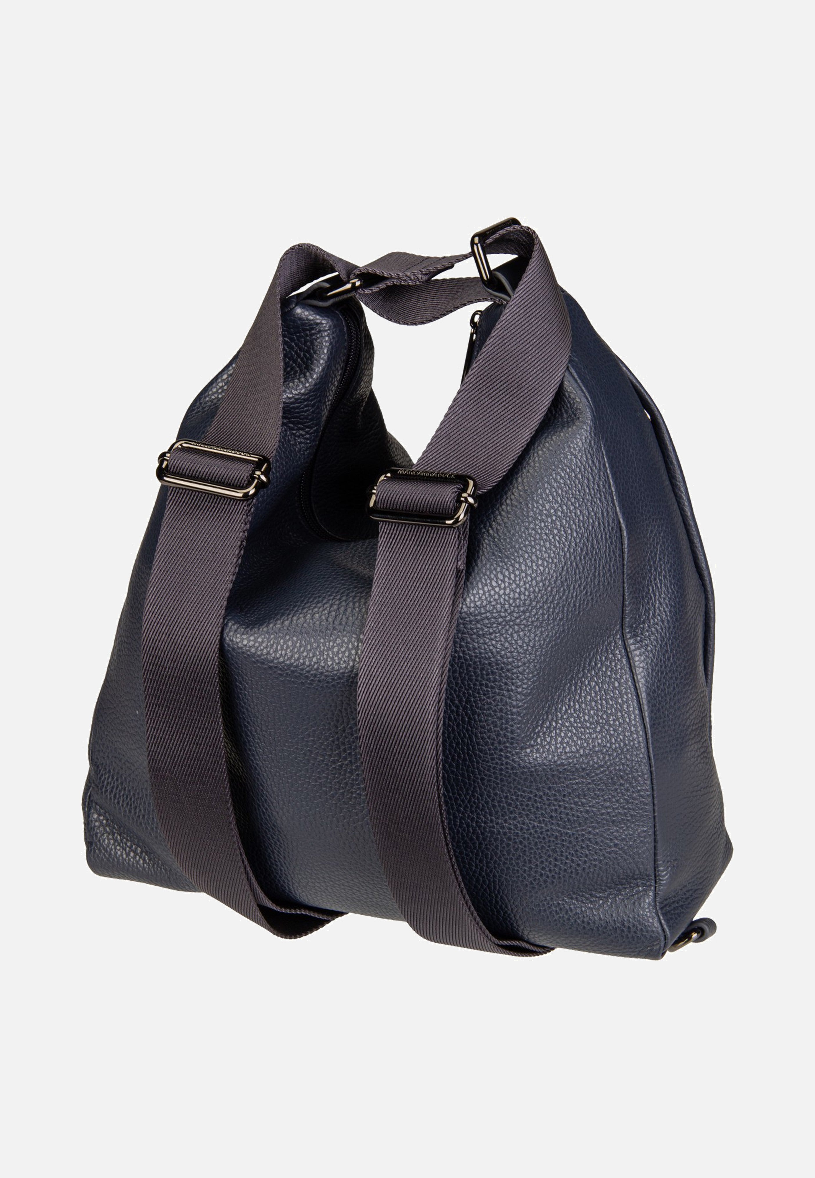 Mandarina Duck - Mellow Leather Hobo FZT72 Dress Blue - Backpack | Women-Image