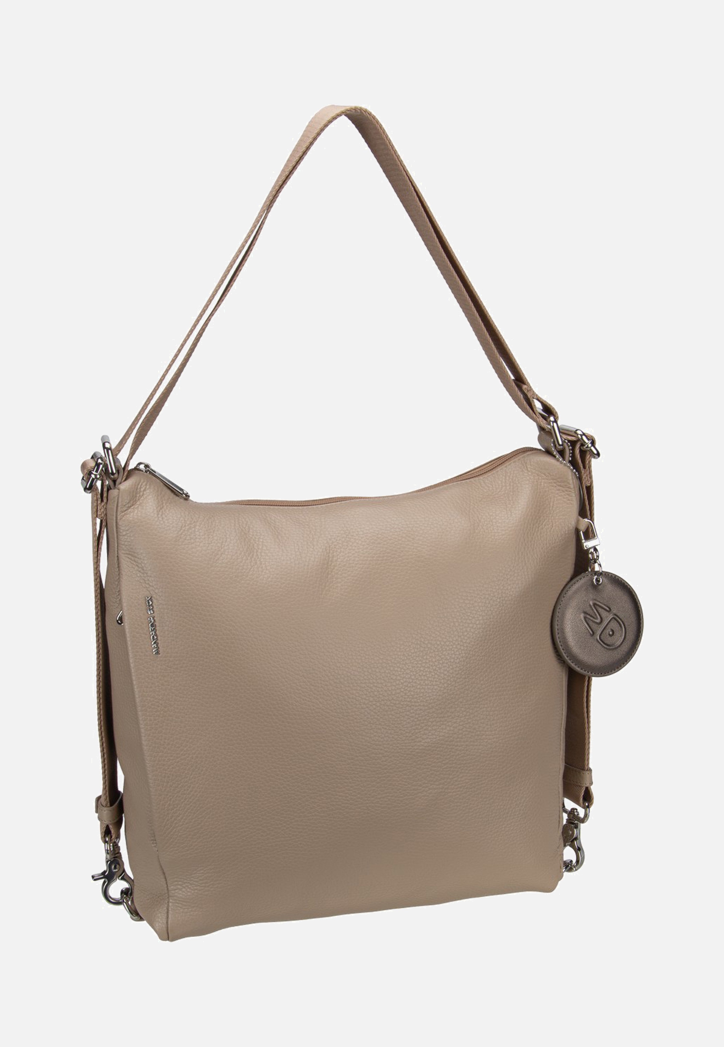 Mandarina Duck Mellow Leather Hobo FZT72 Warm Taupe Rucksack