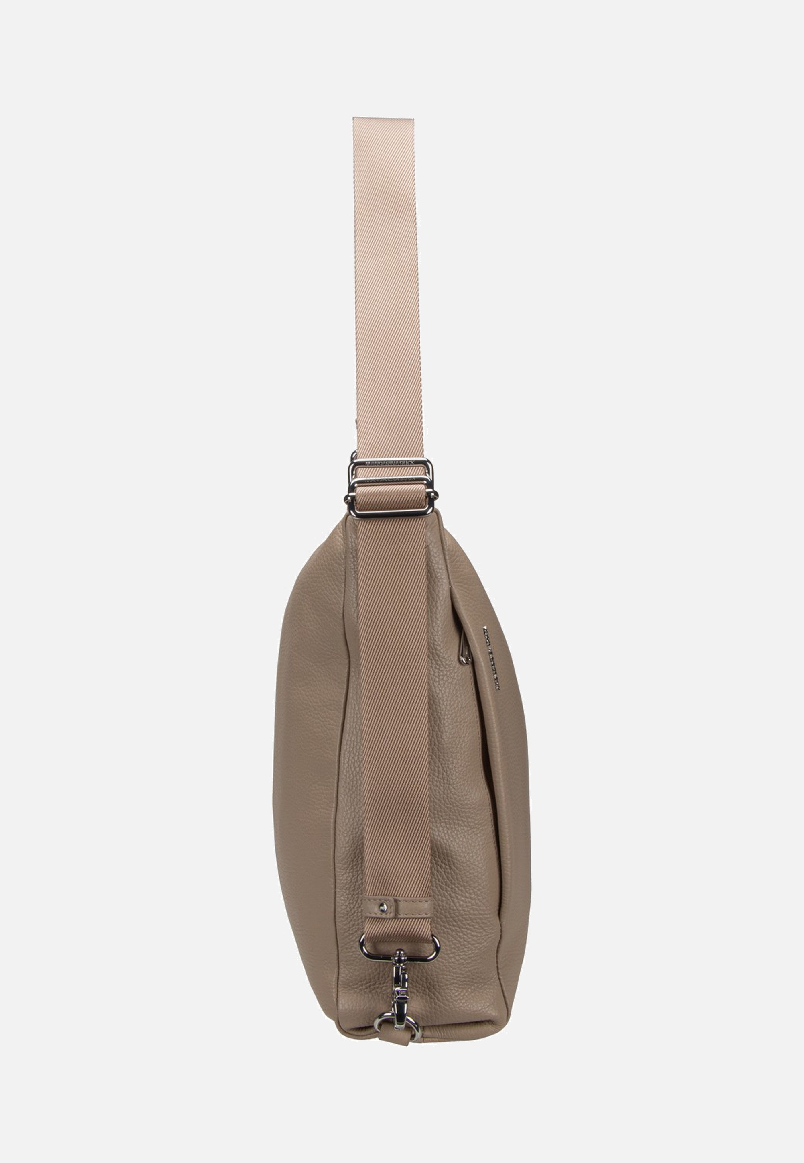 Mandarina Duck - Mellow Leather Hobo FZT72 Warm Taupe - Backpack | Women-Image