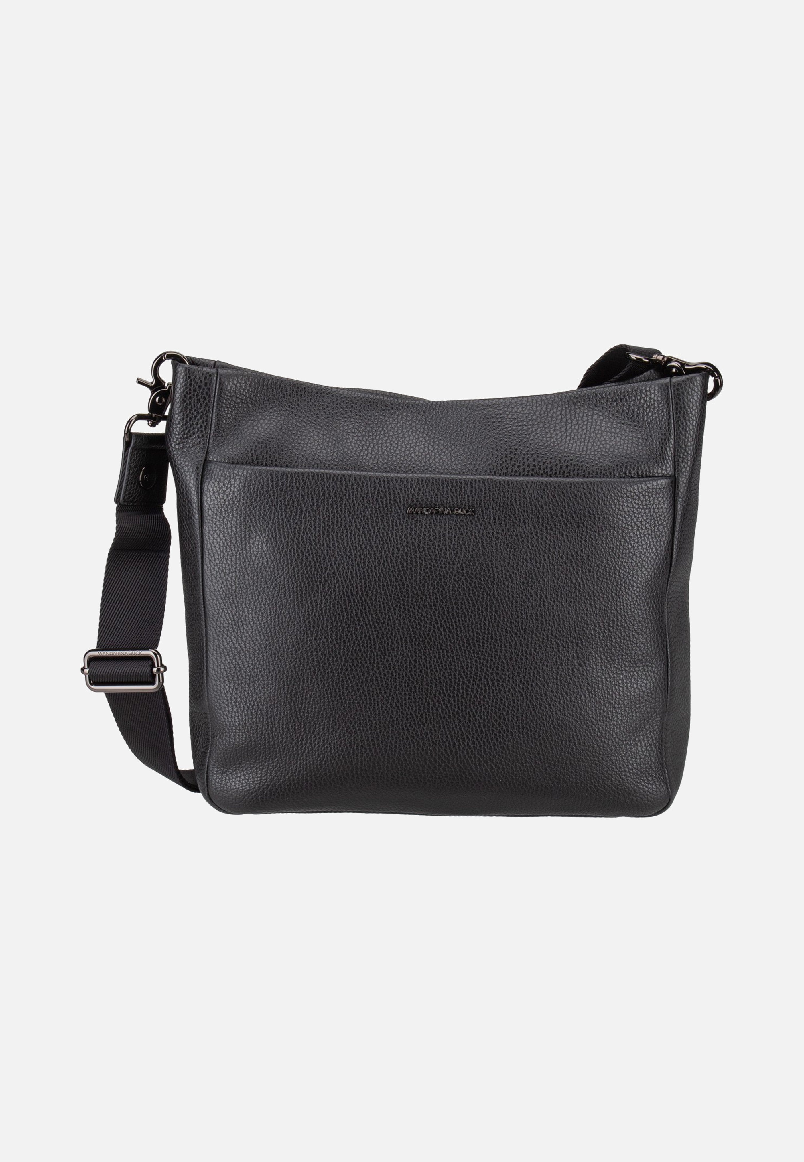 Mandarina Duck - Mellow Leather Large FZT04 Nero - Crossbody Bag | Neutral-Image