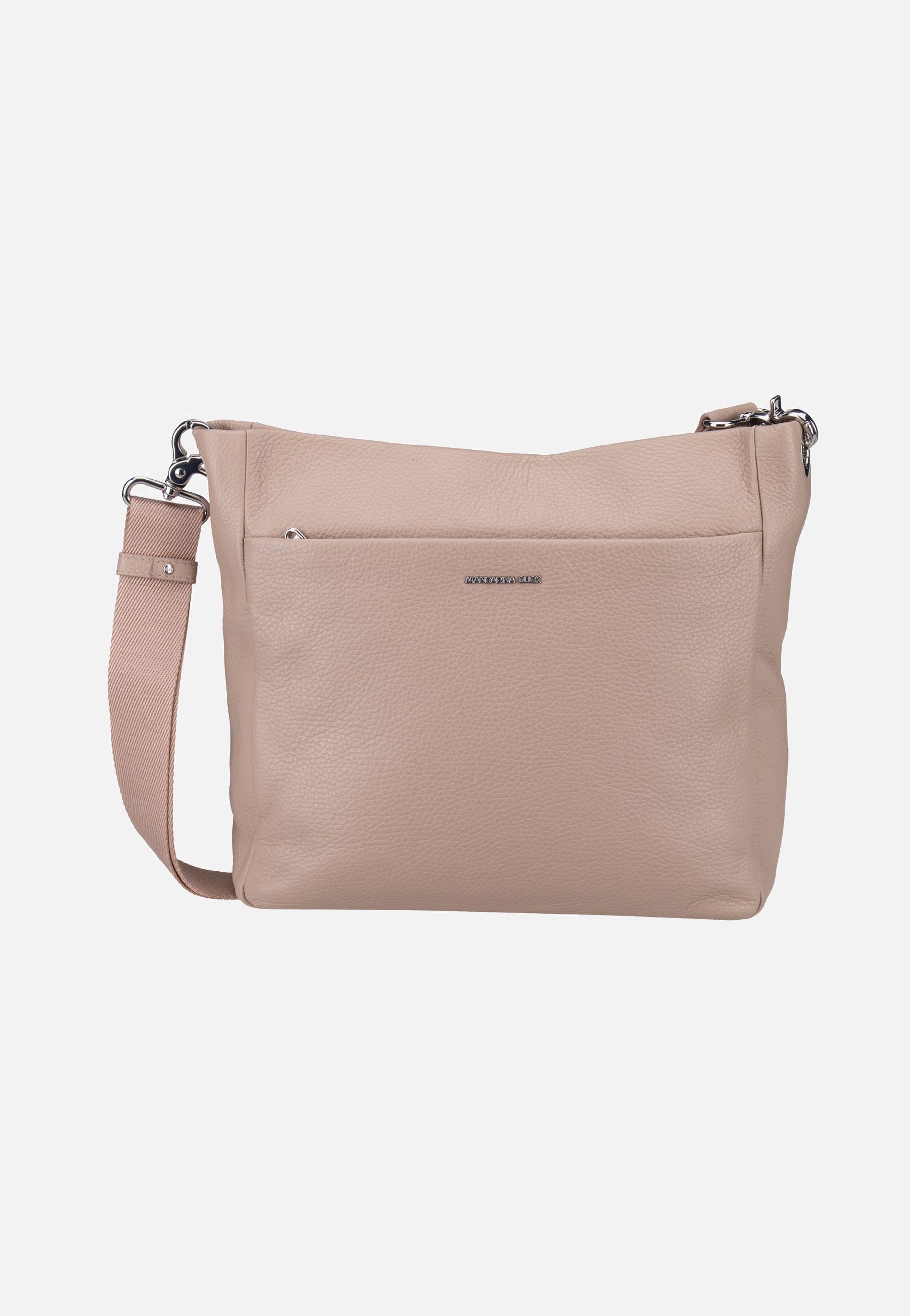 Mandarina Duck - Mellow Leather Large FZT04 Warm Taupe - Crossbody Bag | Neutral-Image