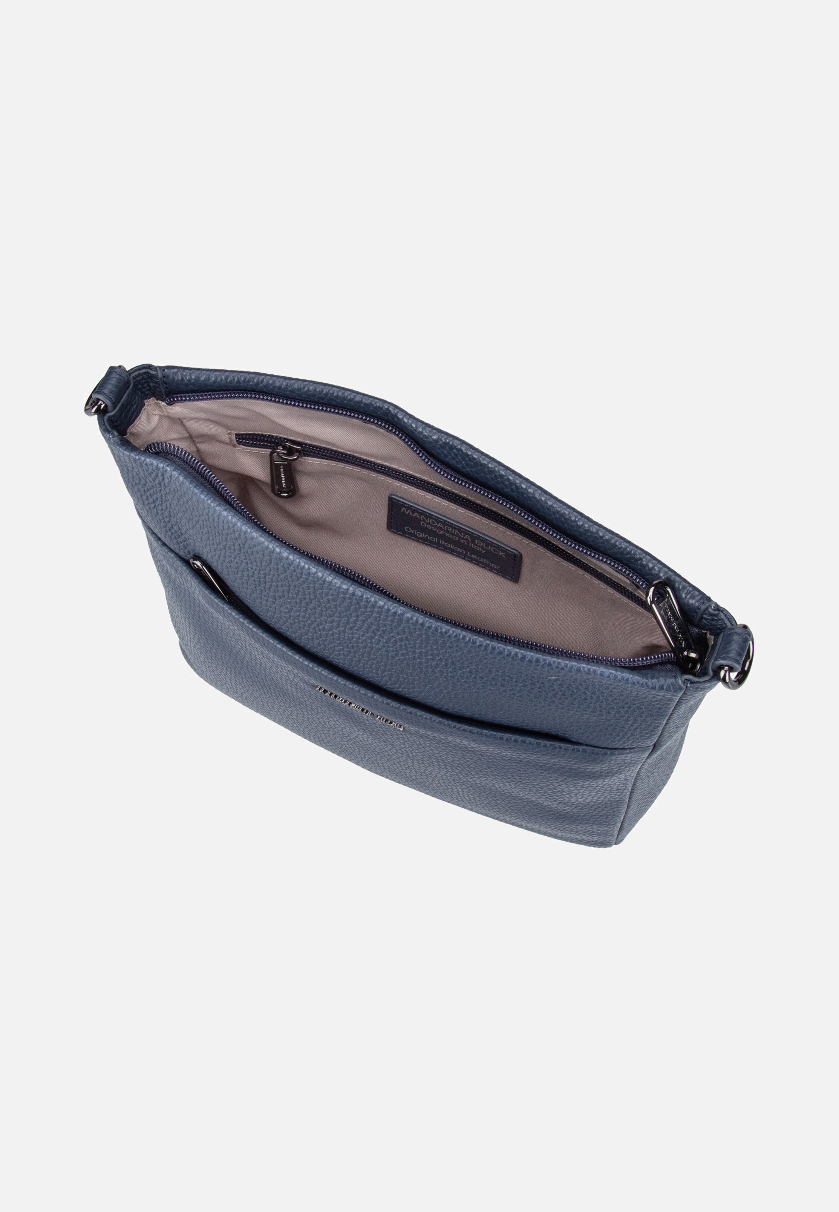 Mandarina Duck - Mellow Leather Squared FZT17 Dress Blue - Crossbody Bag | Neutral-Image