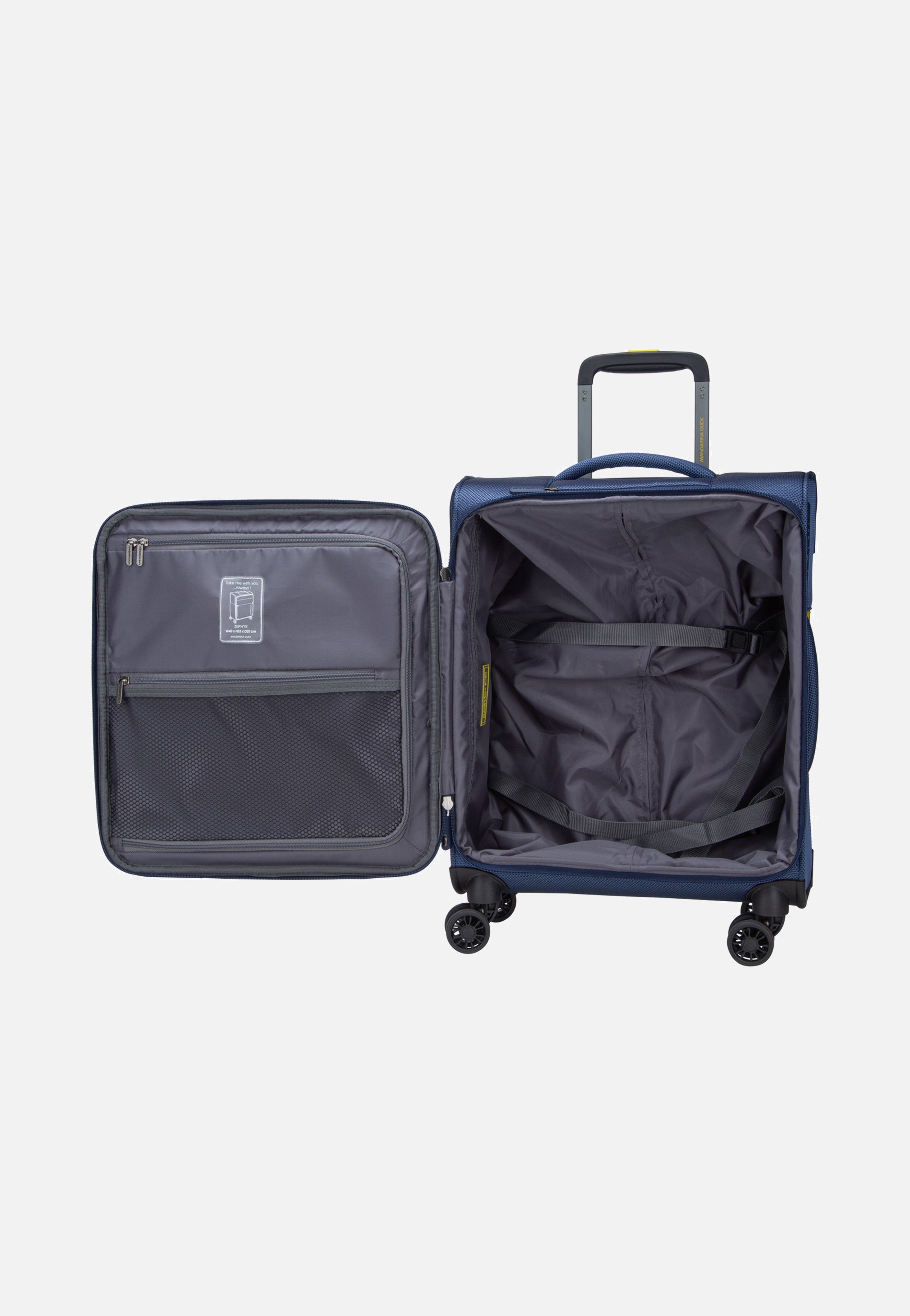 Mandarina Duck - Zephyr Cabin OTV01 Dress Blue - Suitcase | Neutral-Image