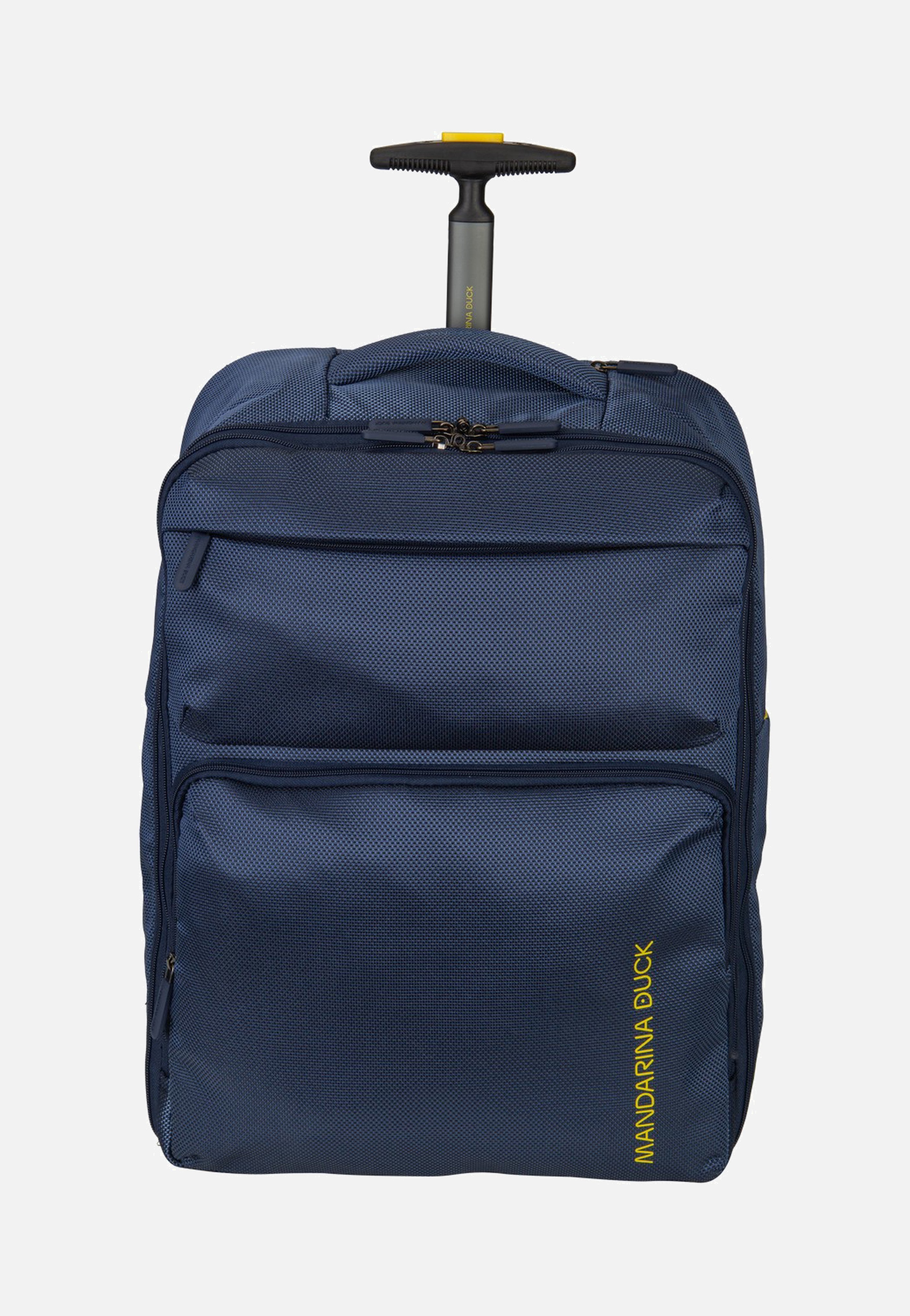 Mandarina Duck - Zephyr Trolley OTV06 Dress Blue - Backpack Trolley | Neutral-Image