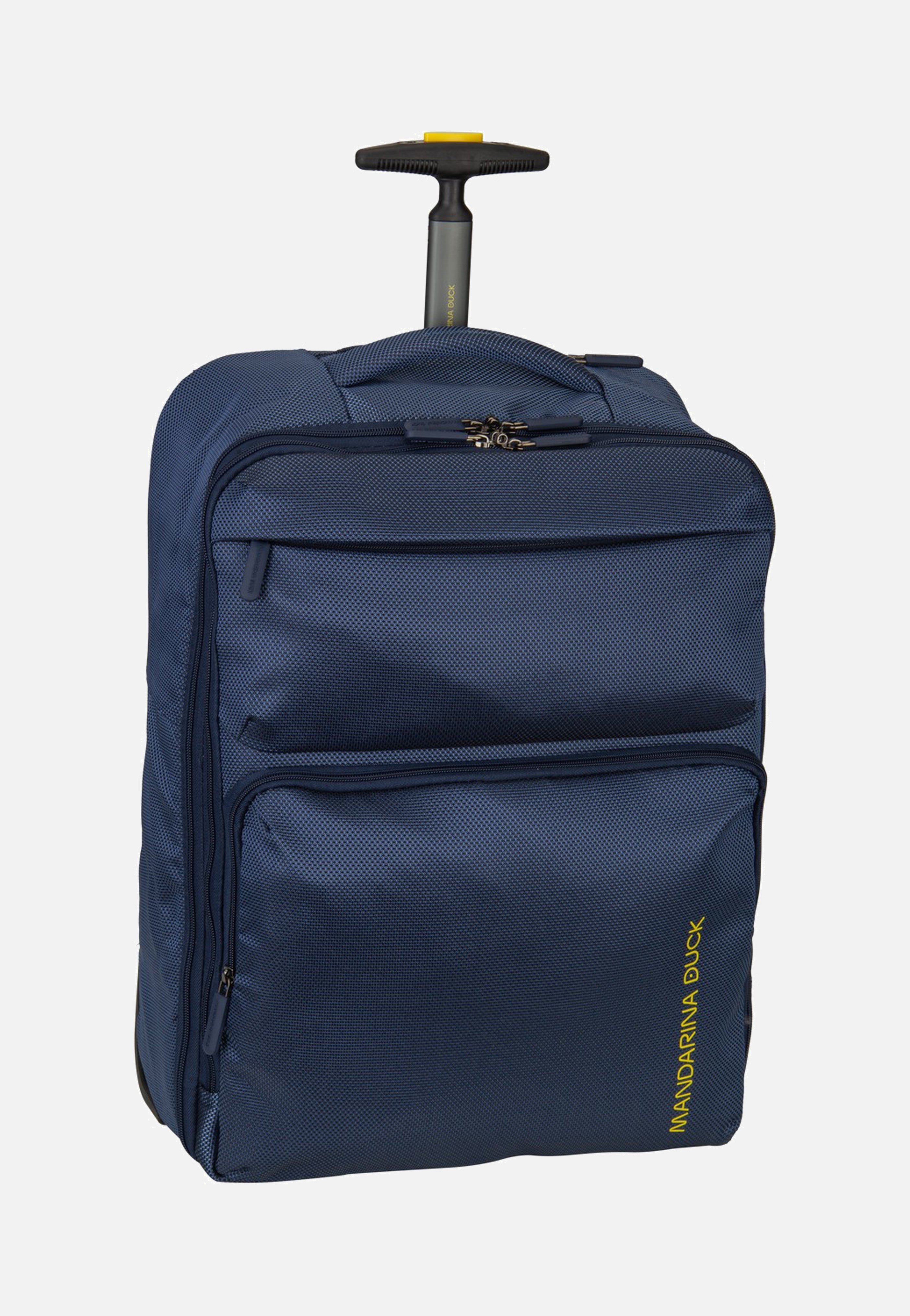 Mandarina Duck - Zephyr Trolley OTV06 Dress Blue - Backpack Trolley | Neutral-Image