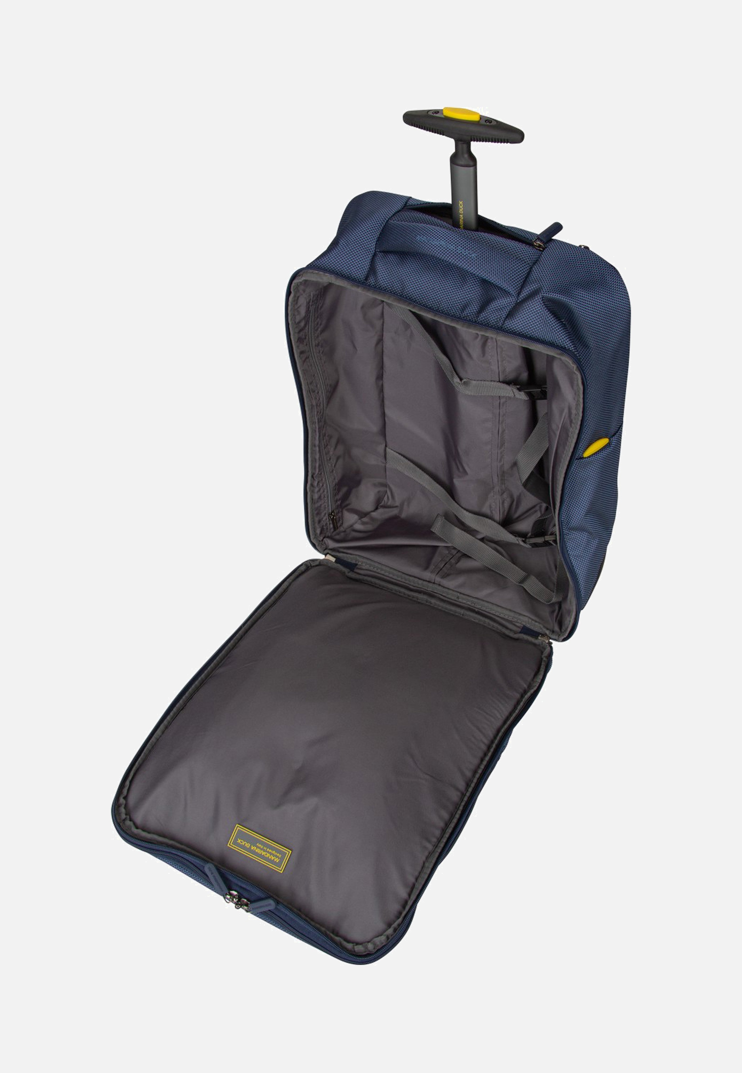 Mandarina Duck - Zephyr Trolley OTV06 Dress Blue - Backpack Trolley | Neutral-Image