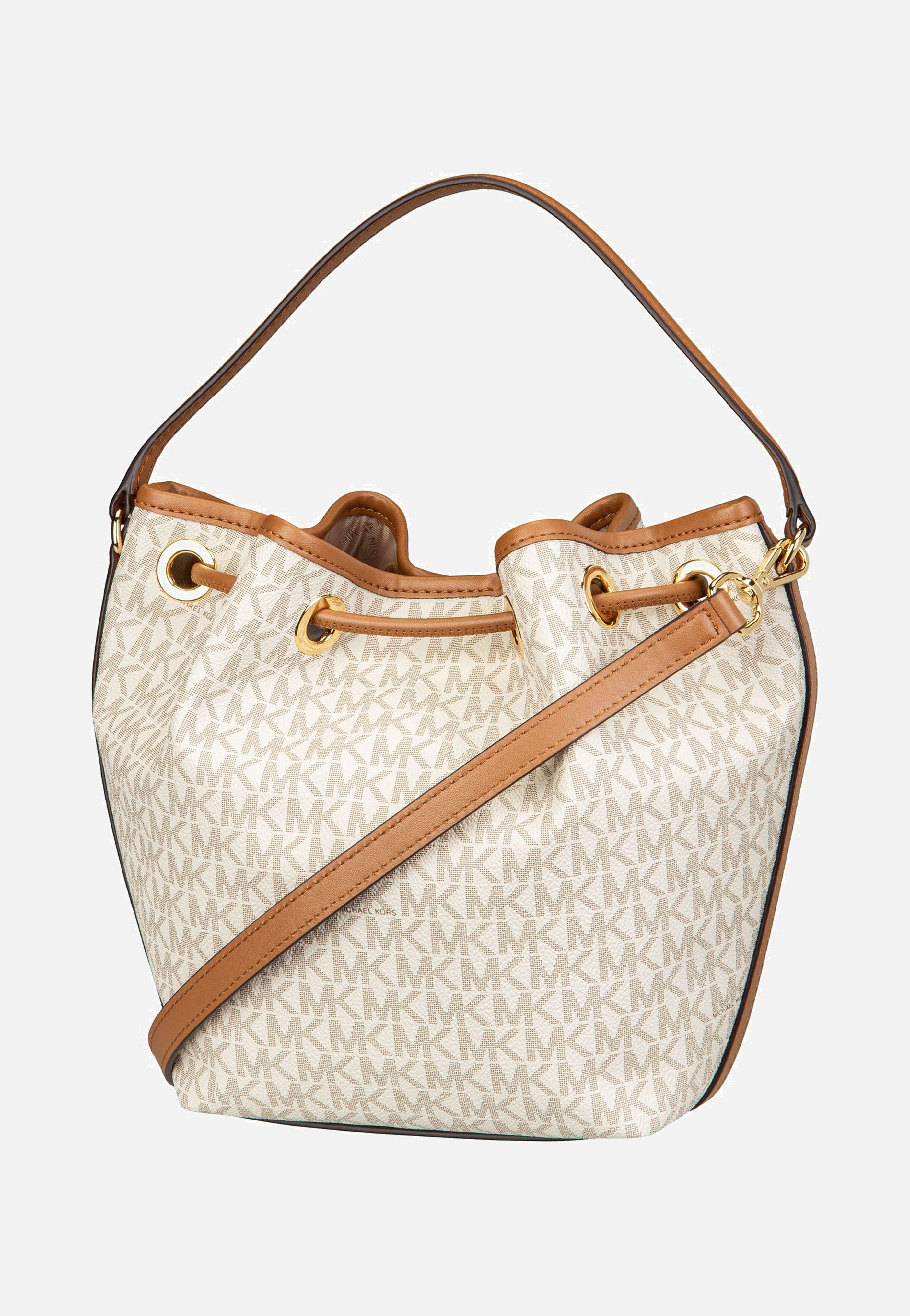Michael Kors - Avery MD Bucket MSGR MK Sig Vanilla/Acorn - Bucket Bag | Women-Image