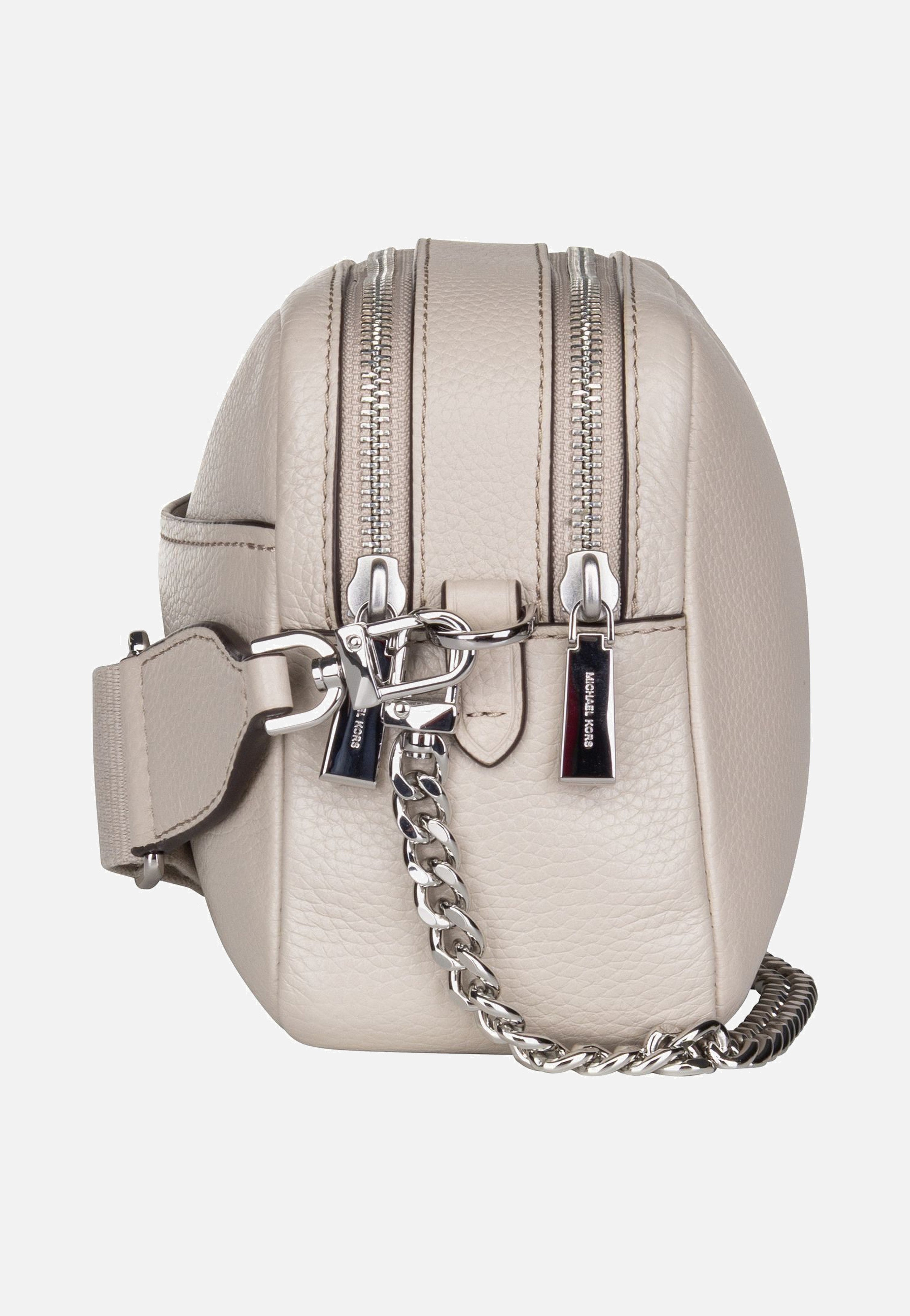Michael Kors - Bryant Medium Double Zip Chain Camera Pebble Light Sand - Crossbody Bag | Women-Image