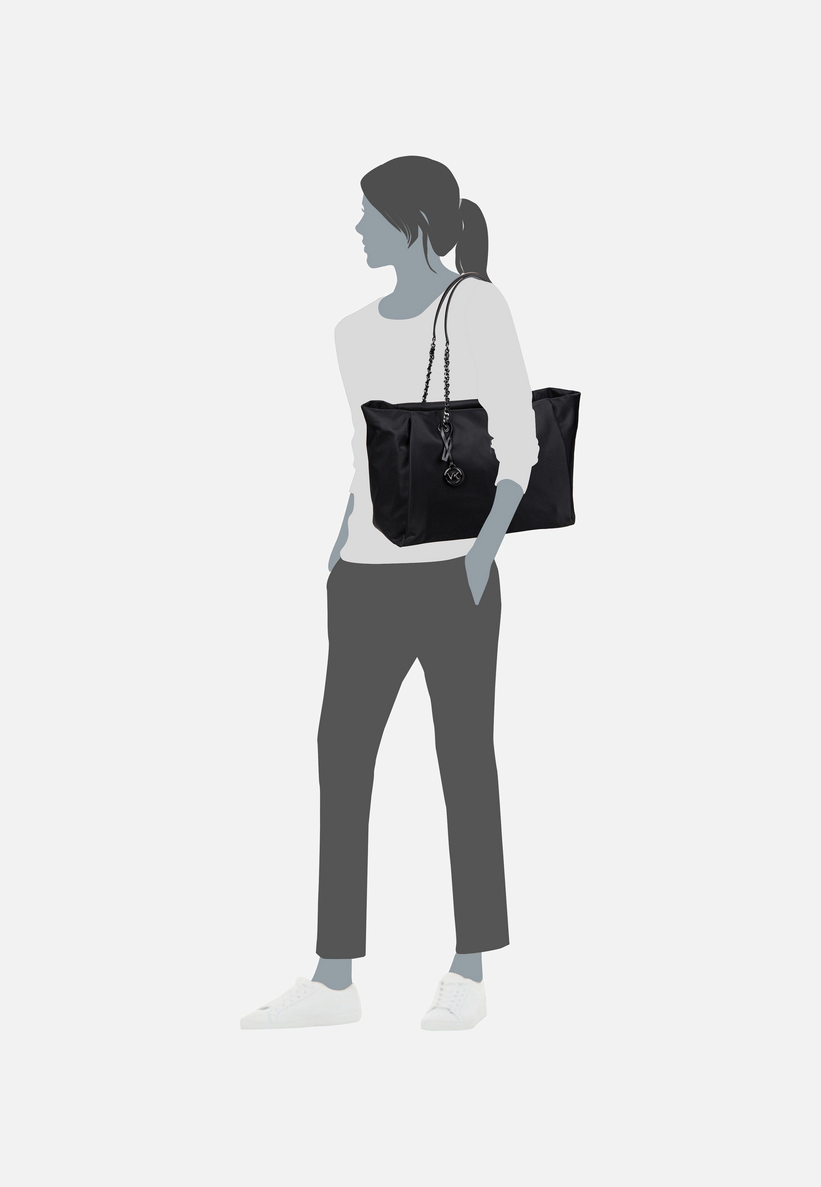 Michael Kors - Georgia LG TZ Black - Shopper | Women-Image