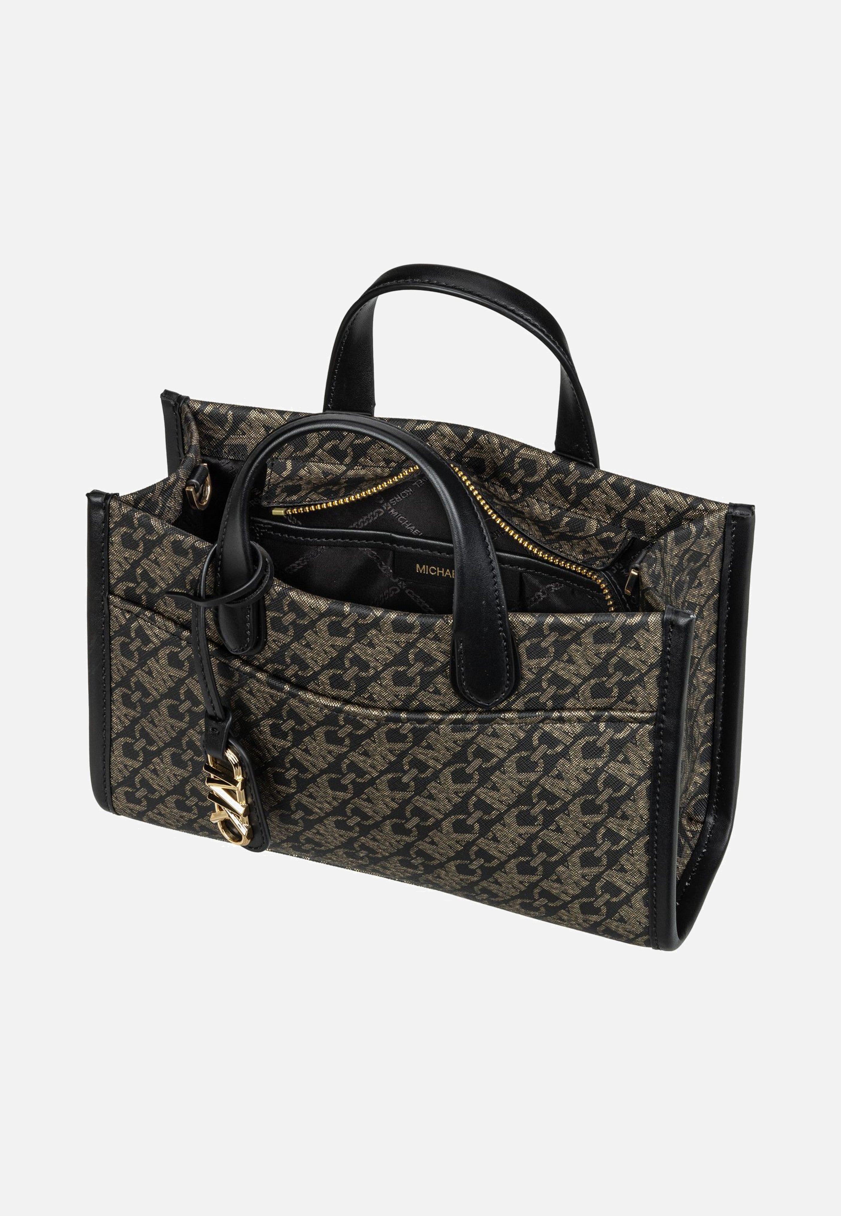 Michael Kors - Gigi Small EW MK SIG Black/Gold - Handle Bag | Women-Image