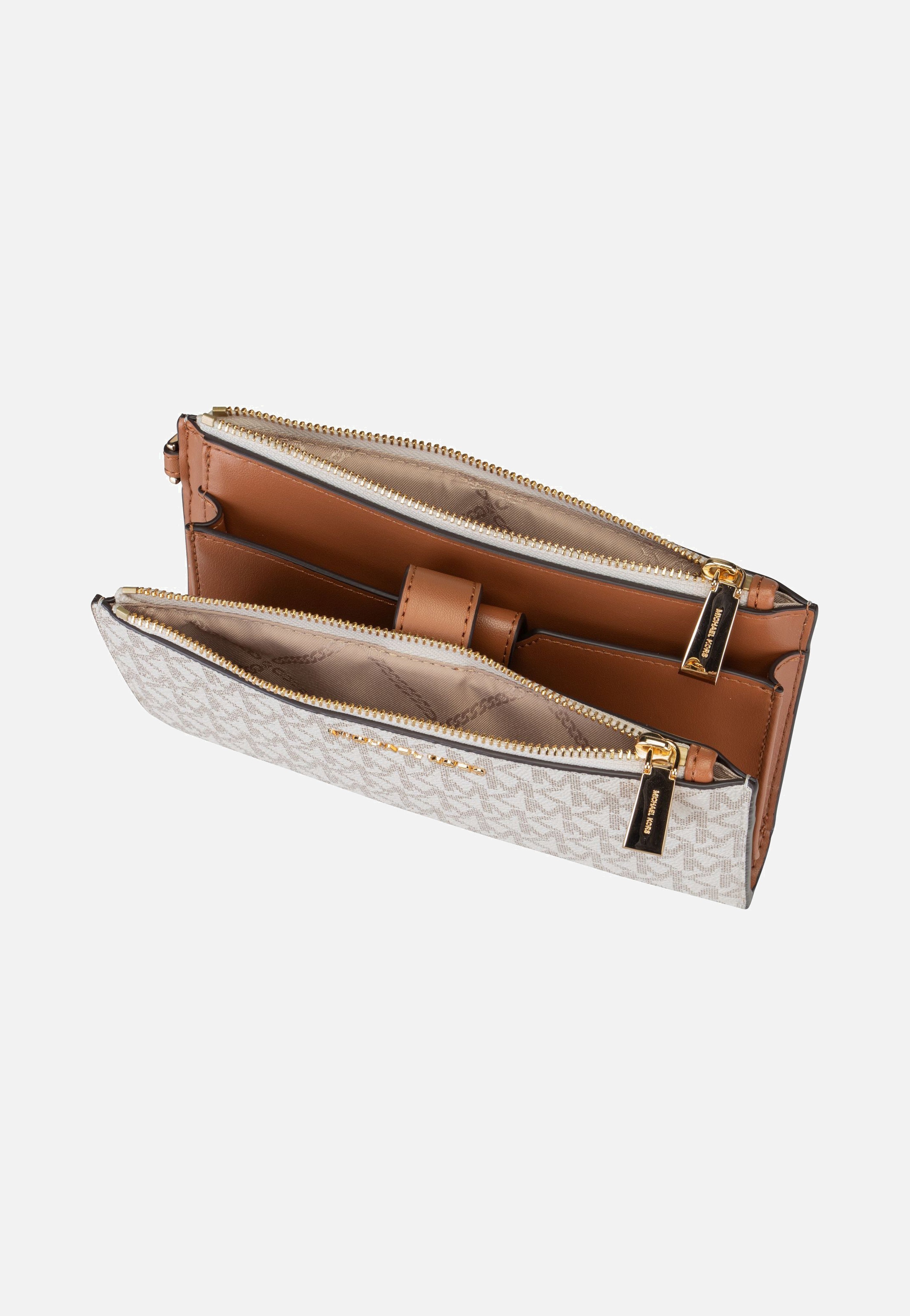 Michael Kors - Jet Set Double Zip MK SIG Vanilla - Clutch | Women-Image