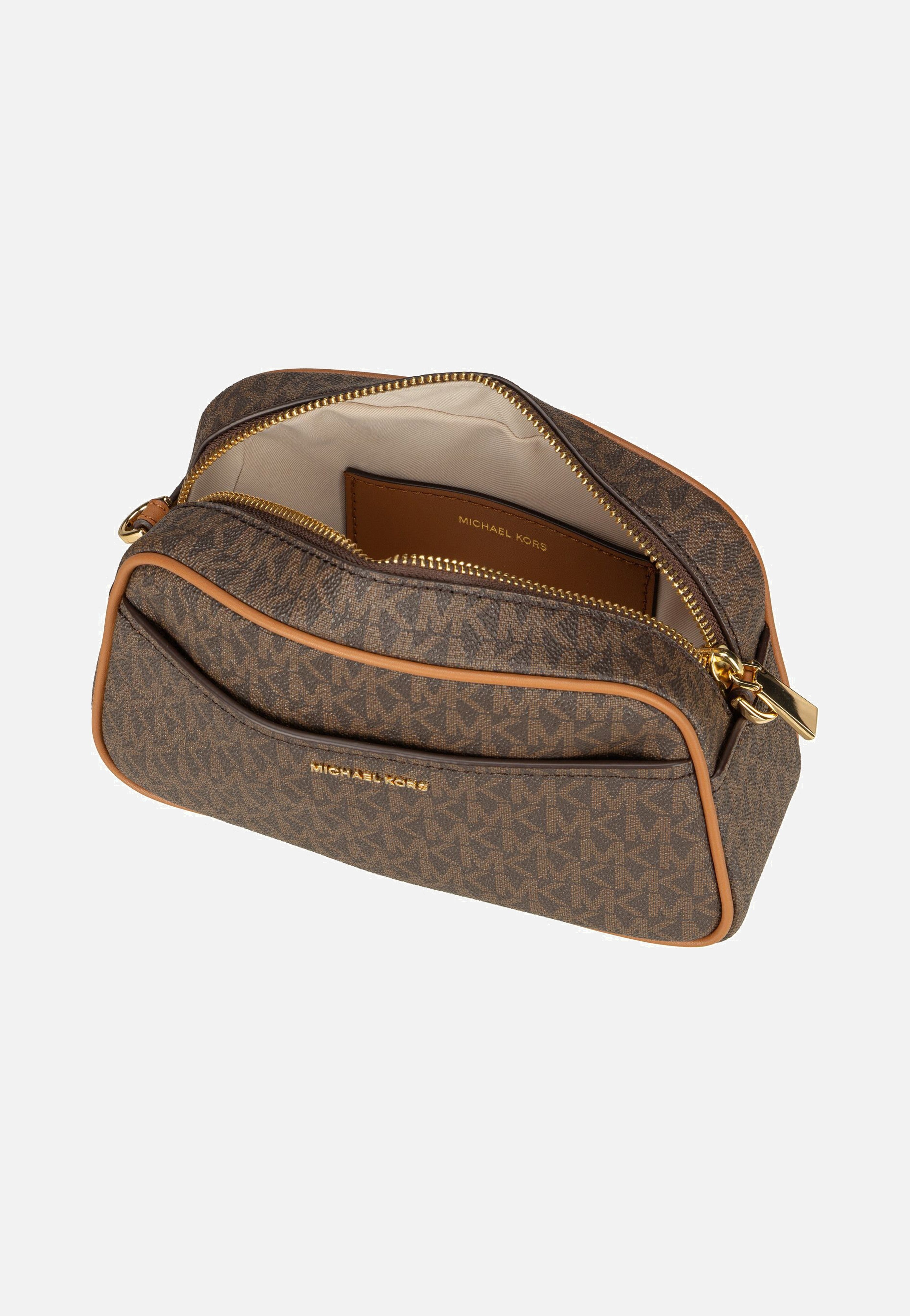 Michael Kors - Jet Set SM Camera XBody MK SIG Brown/Acorn - Crossbody Bag | Women-Image
