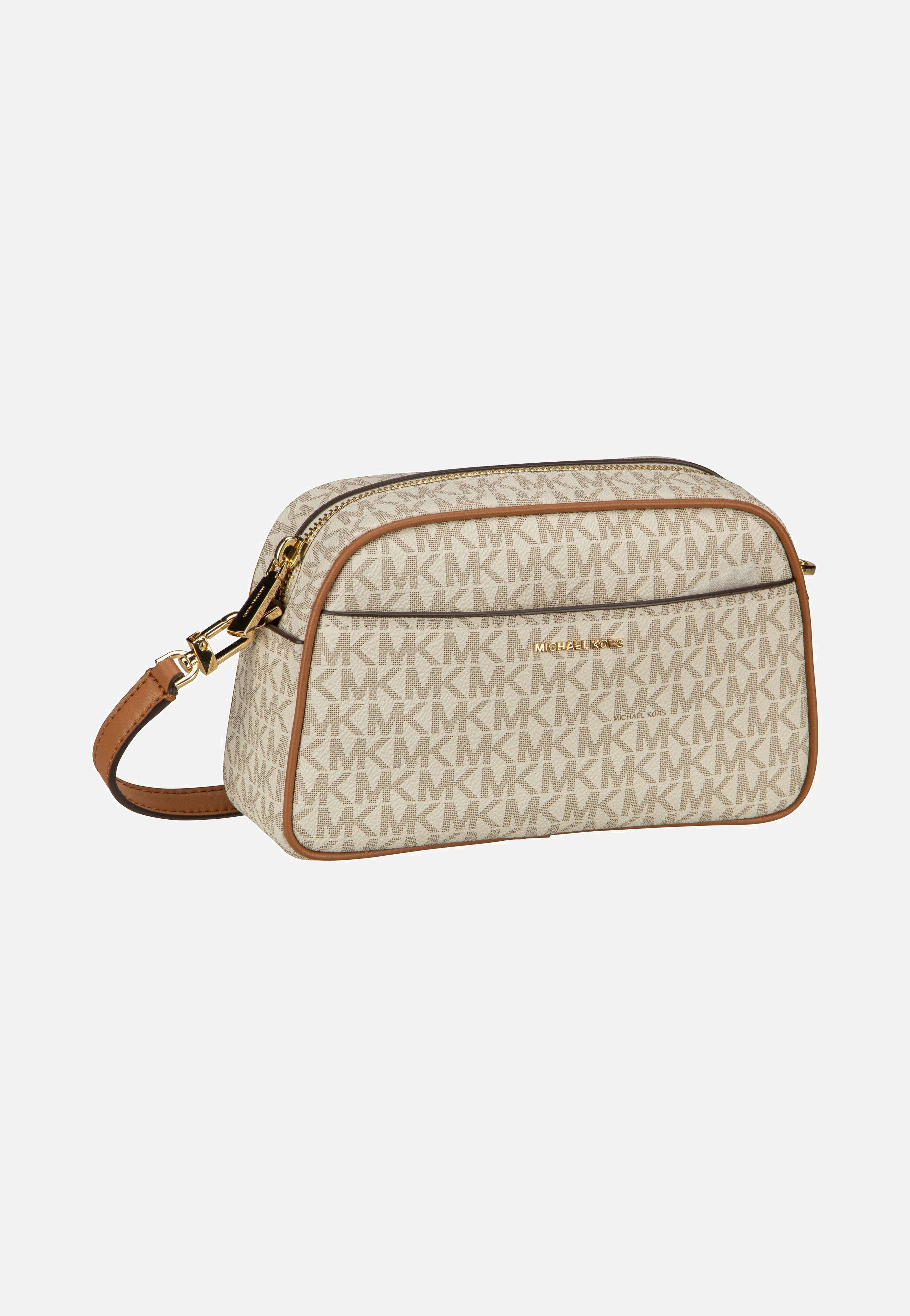 Michael Kors - Jet Set SM Camera XBody MK SIG Vanilla/Acorn - Shoulder Bag | Women-Image
