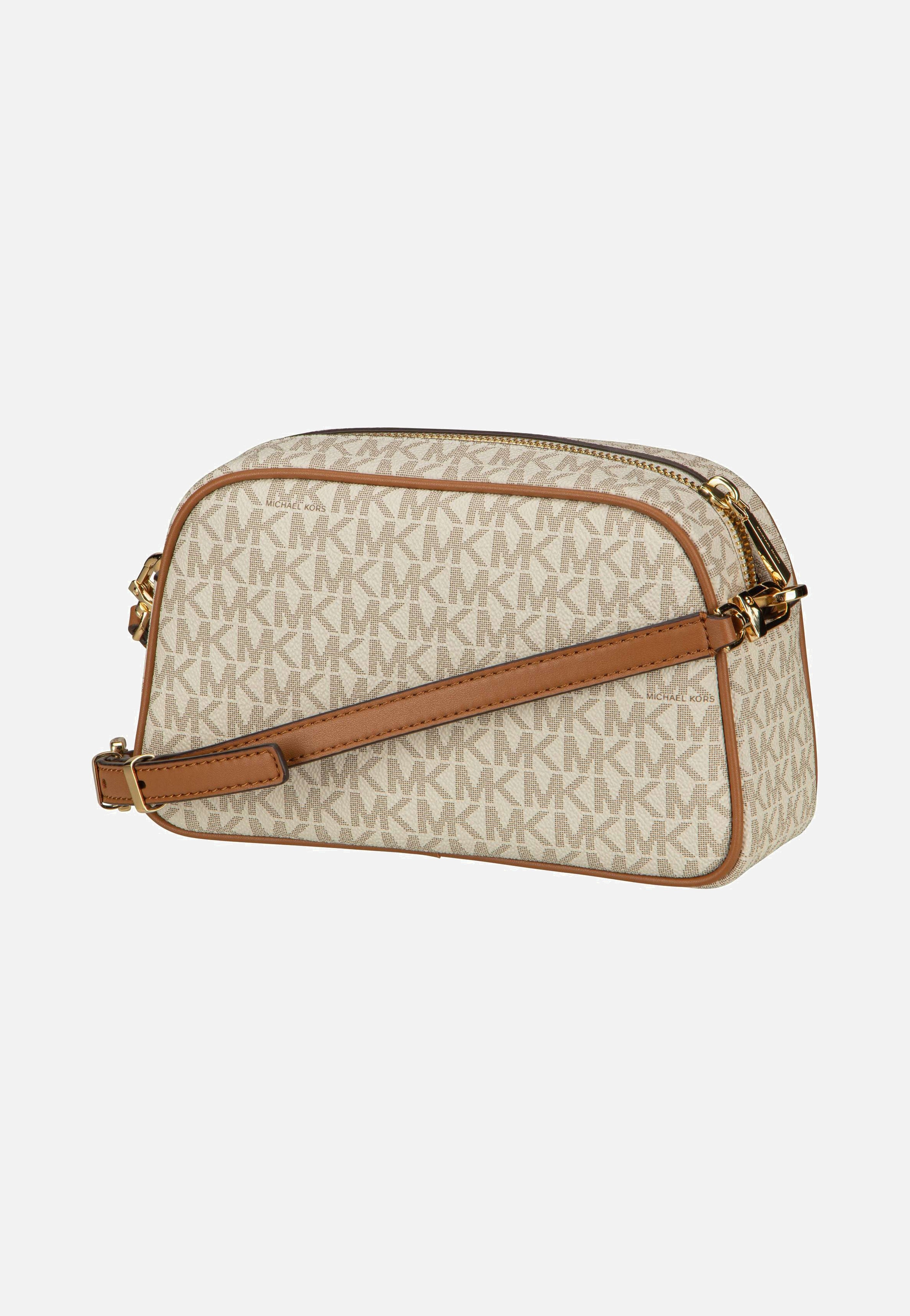 Michael Kors - Jet Set SM Camera XBody MK SIG Vanilla/Acorn - Shoulder Bag | Women-Image
