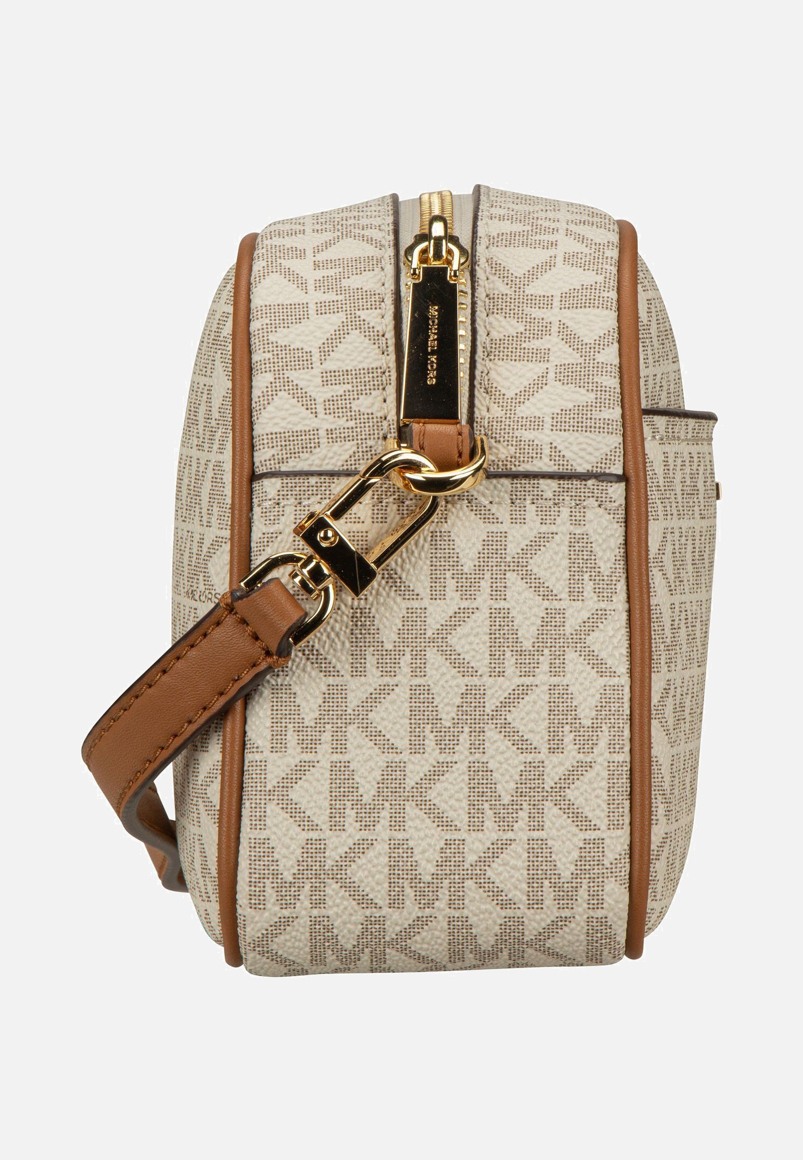 Michael Kors - Jet Set SM Camera XBody MK SIG Vanilla/Acorn - Shoulder Bag | Women-Image