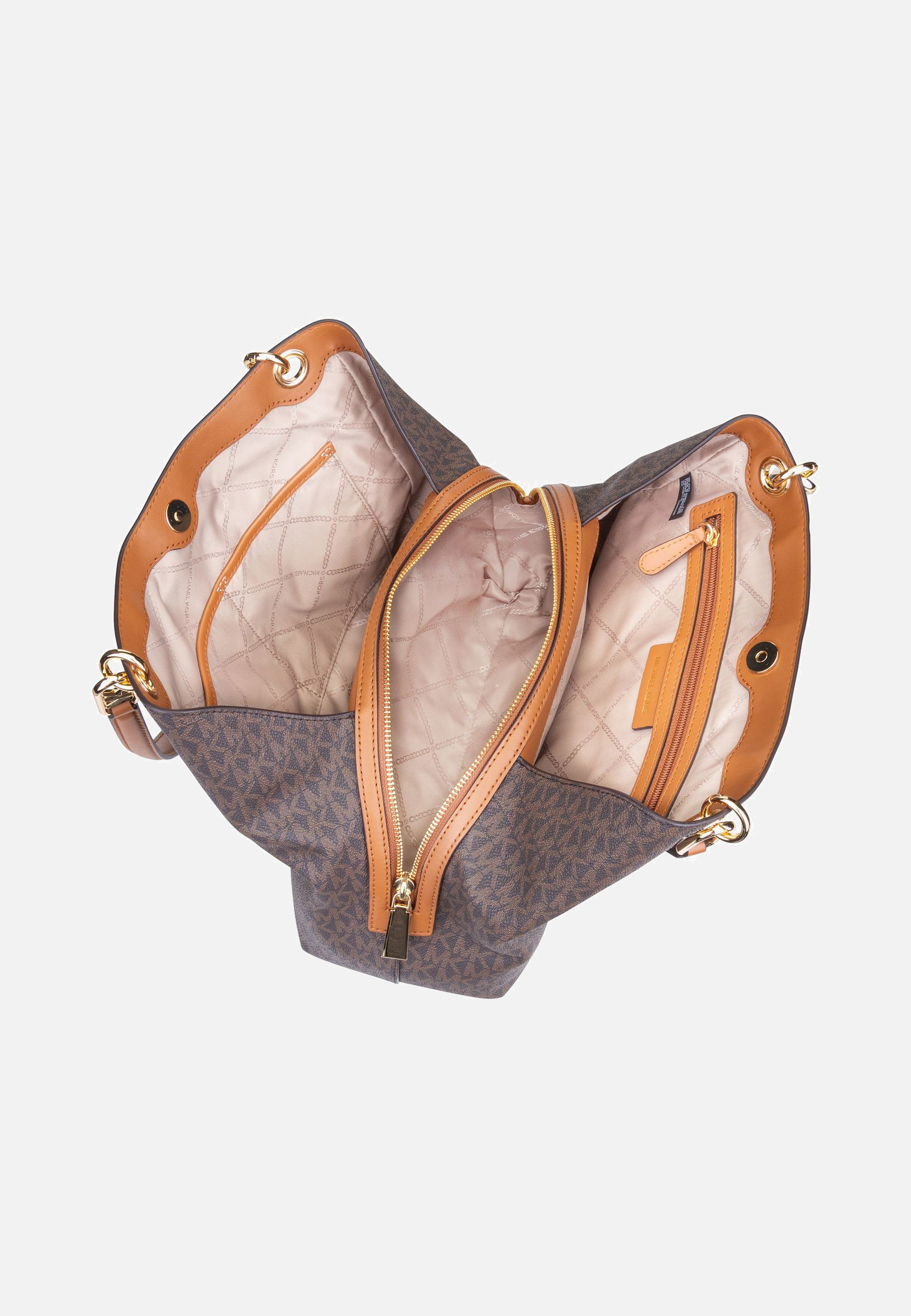 Michael Kors - Kensington Large Shoulder Tote Brown/Acorn - Shoulder Bag | Women-Image