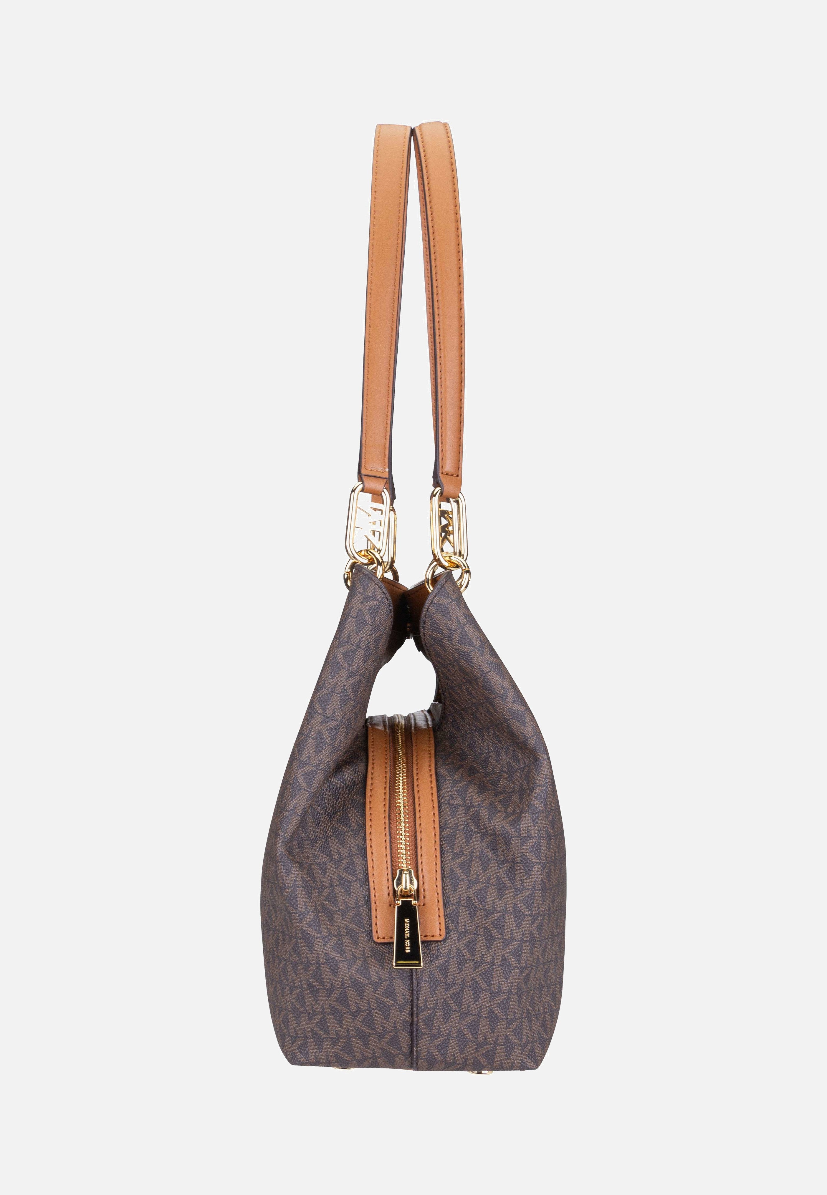 Michael Kors - Kensington Large Shoulder Tote Brown/Acorn - Shoulder Bag | Women-Image