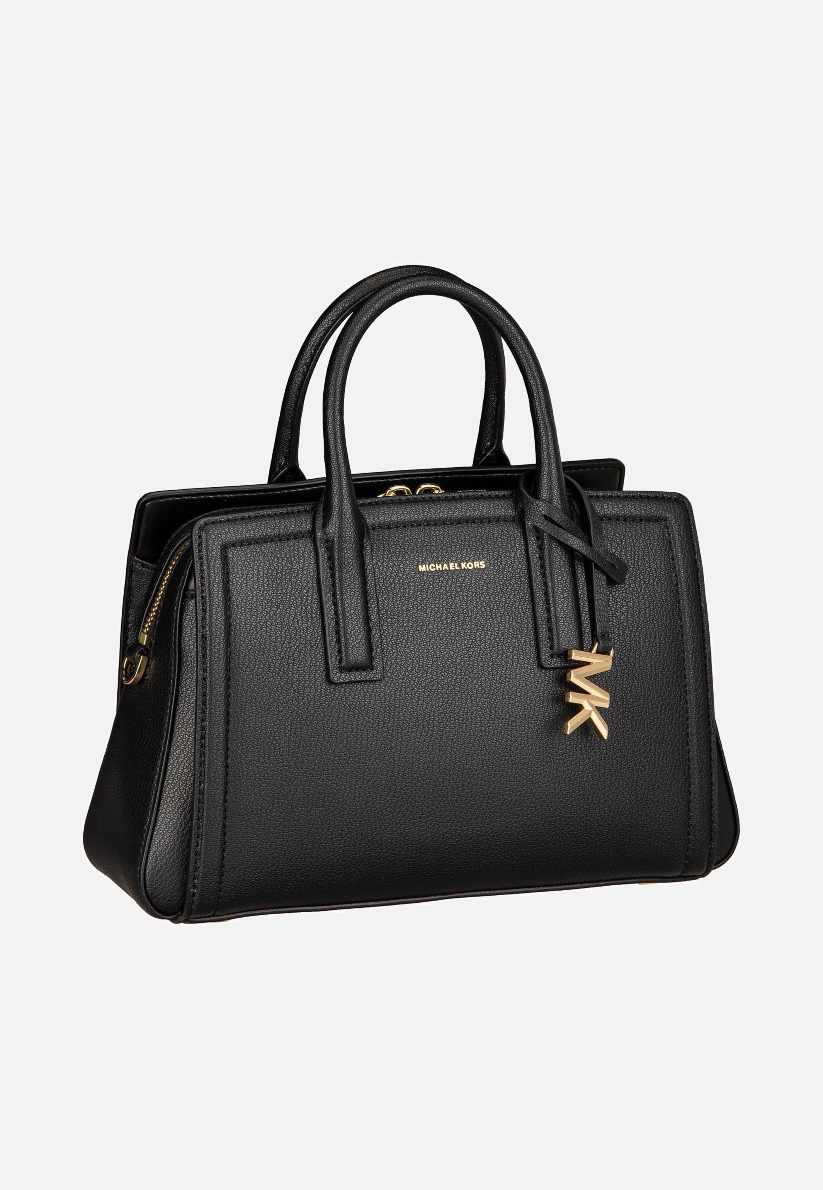 Michael Kors - Laila SM Satchel Solid Embossed Black - Handle Bag | Women-Image