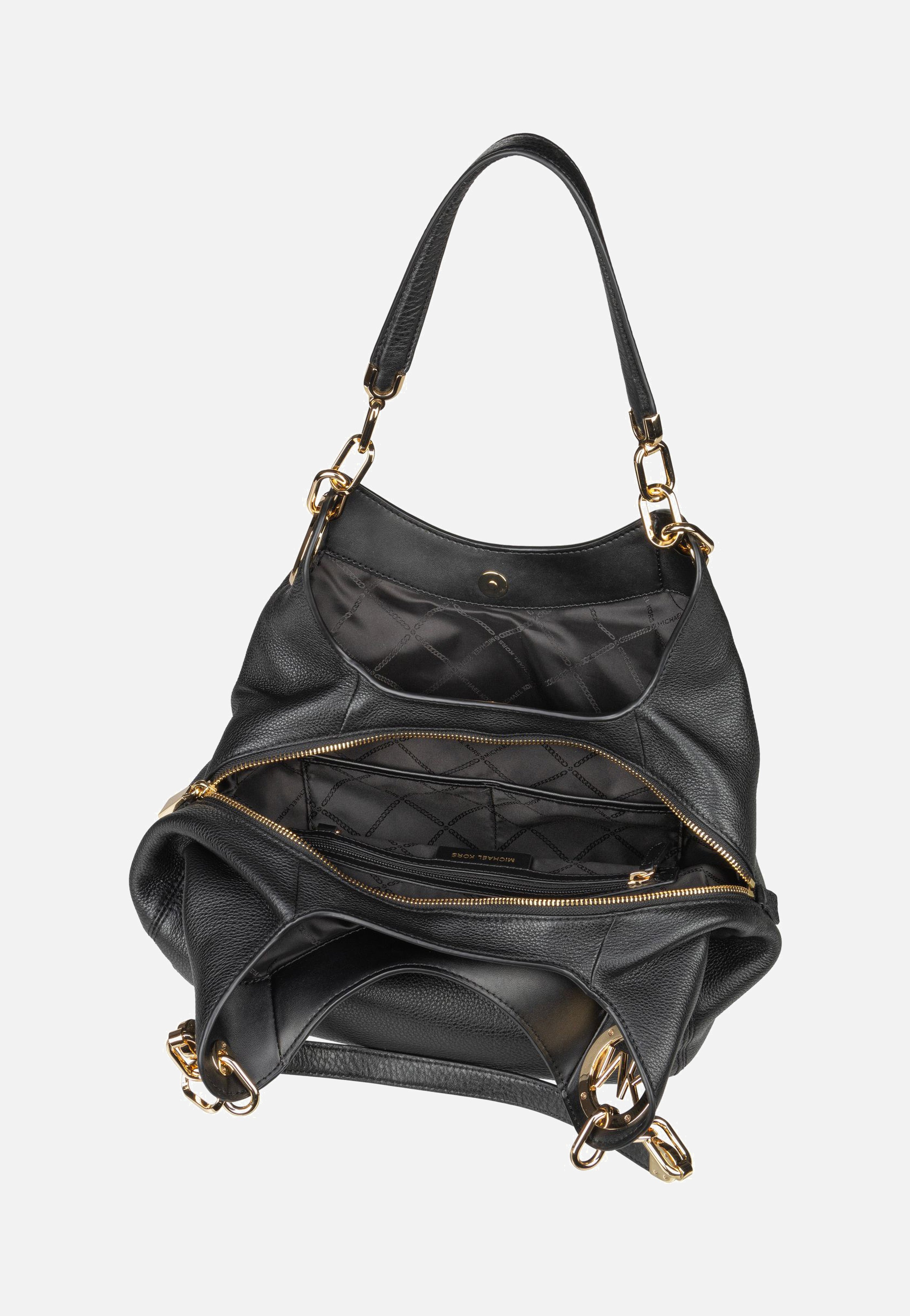 Michael Kors - Lillie Large Chain Shoulder Tote Black - Hobo Bag | Women-Image