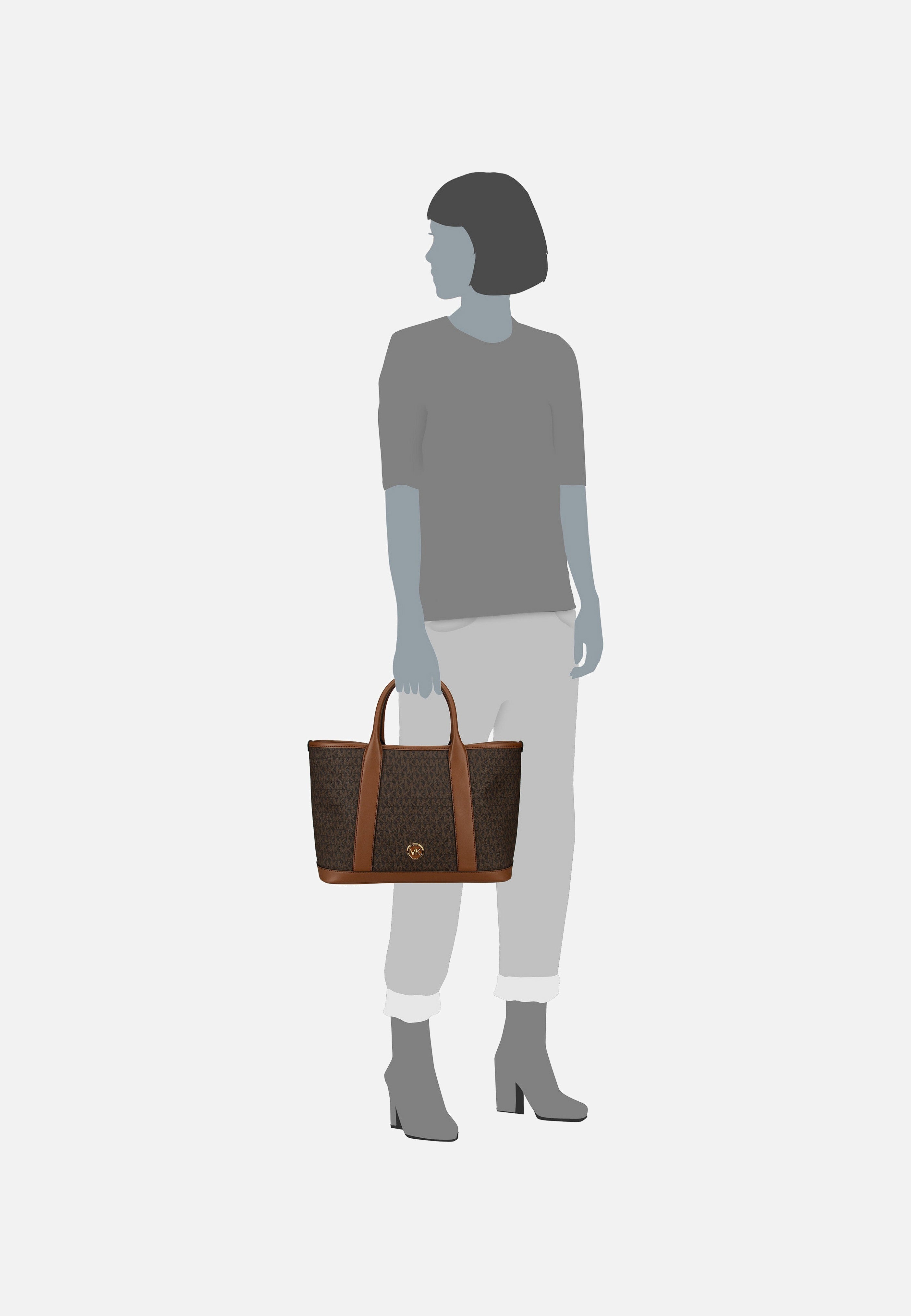 Michael Kors - Luisa MD MK SIG Brown/Luggage - Tote Bag | Neutral-Image