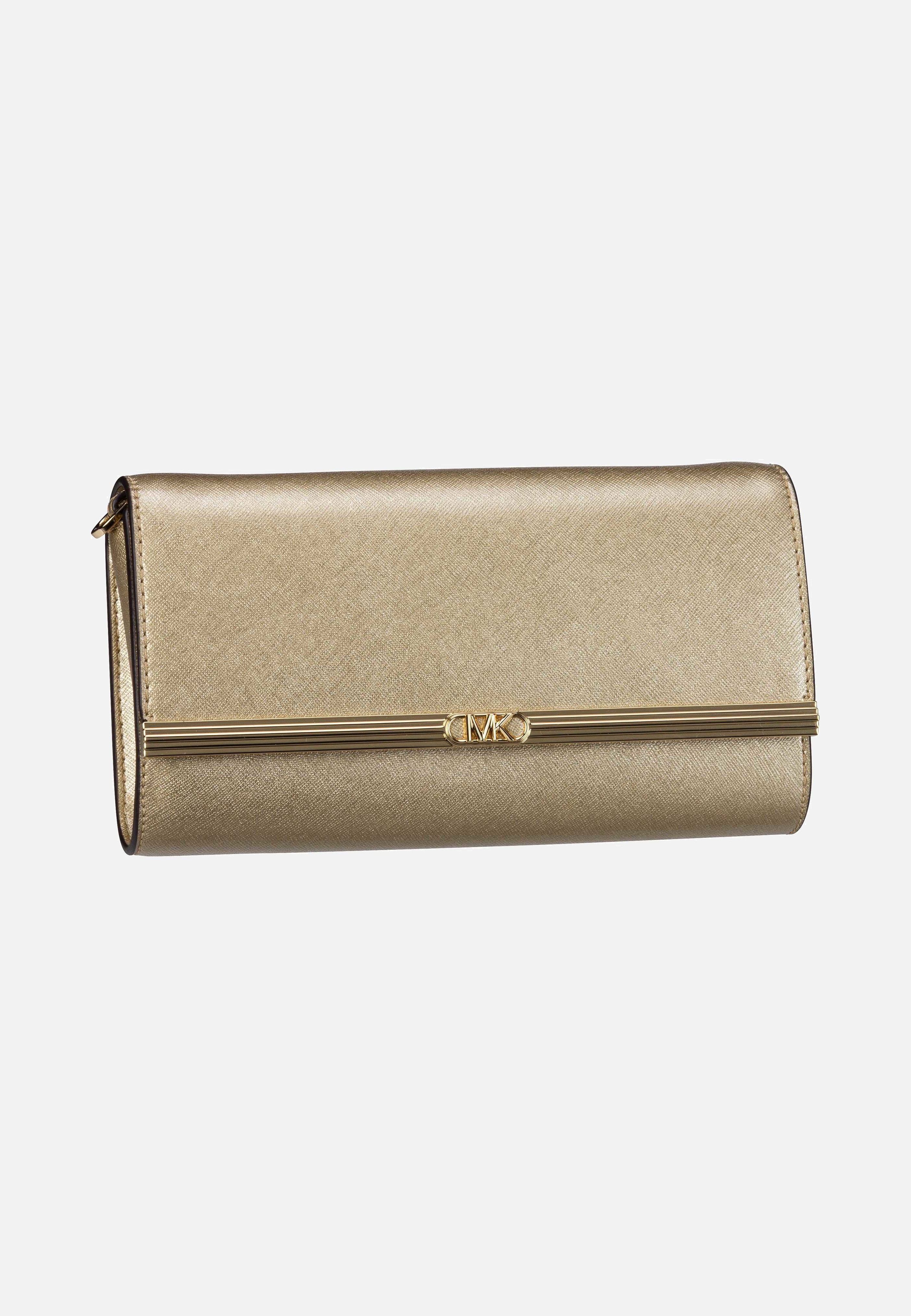 Michael Kors Mona Large EW Clutch Pale Gold Clutch