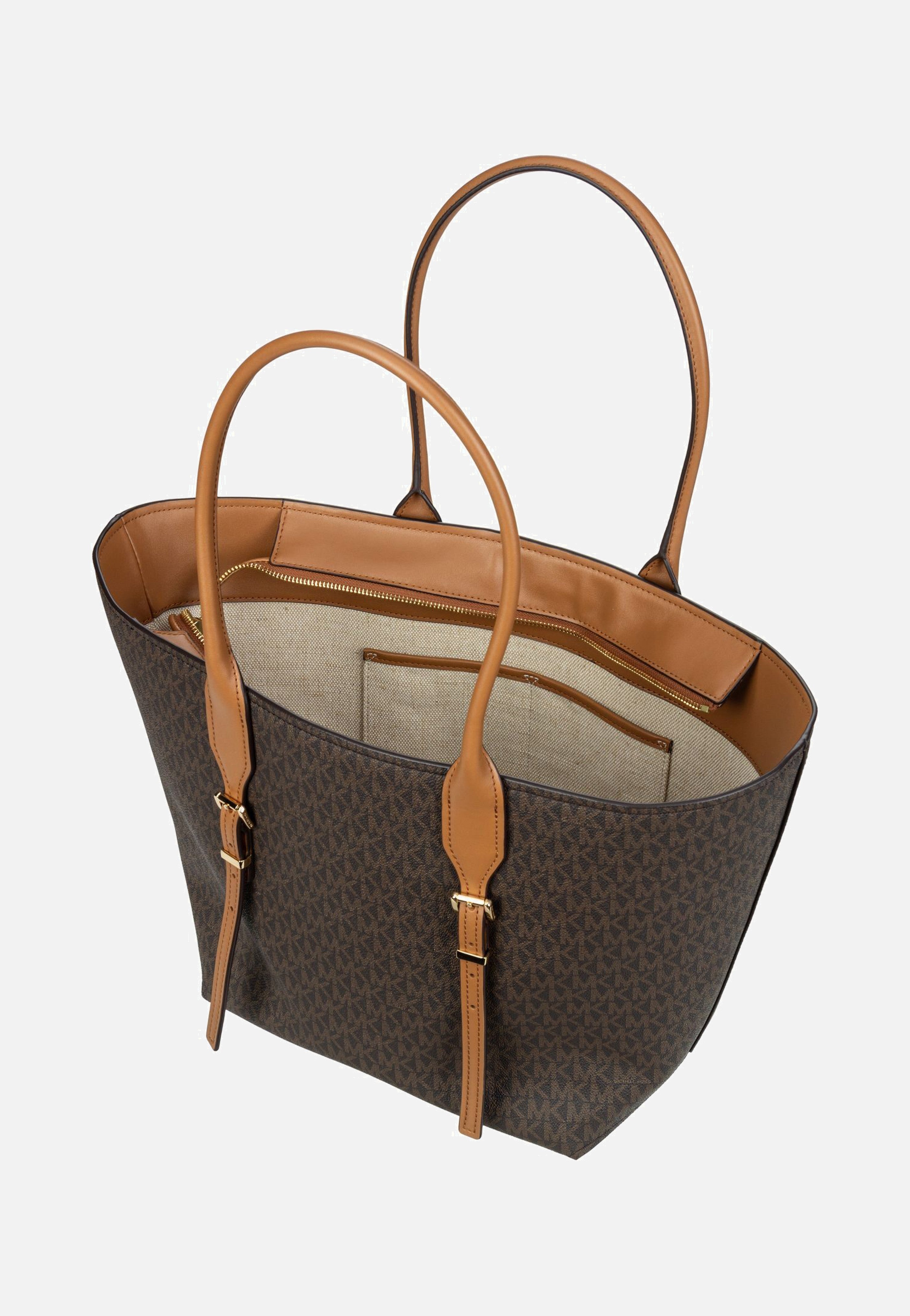 Michael Kors - Moore LG Buckle MK SIG Brown/Acorn - Shopper | Women-Image