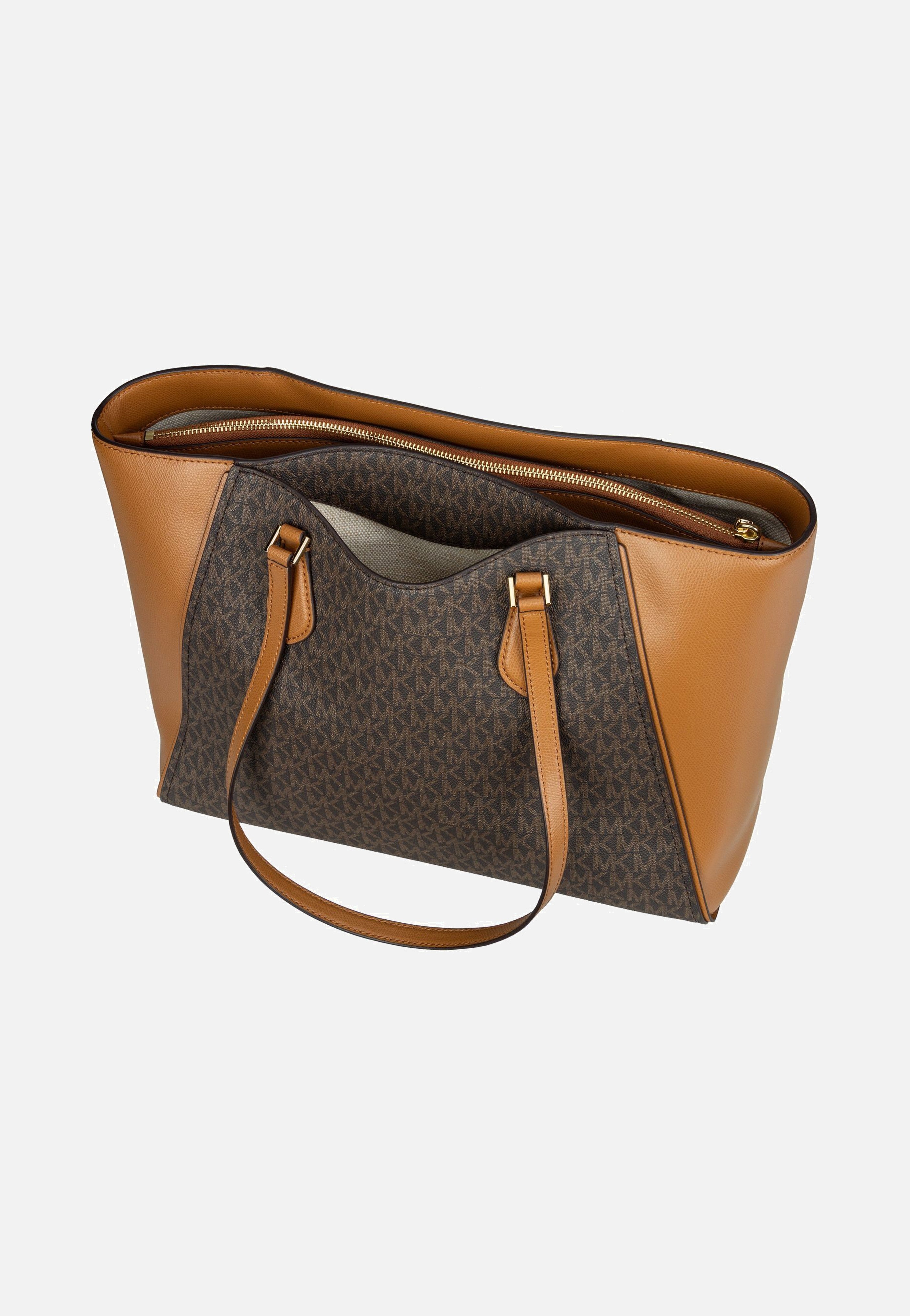 Michael Kors - Taryn Large MF TZ MK SIG Brown/Acorn - Shopper | Women-Image