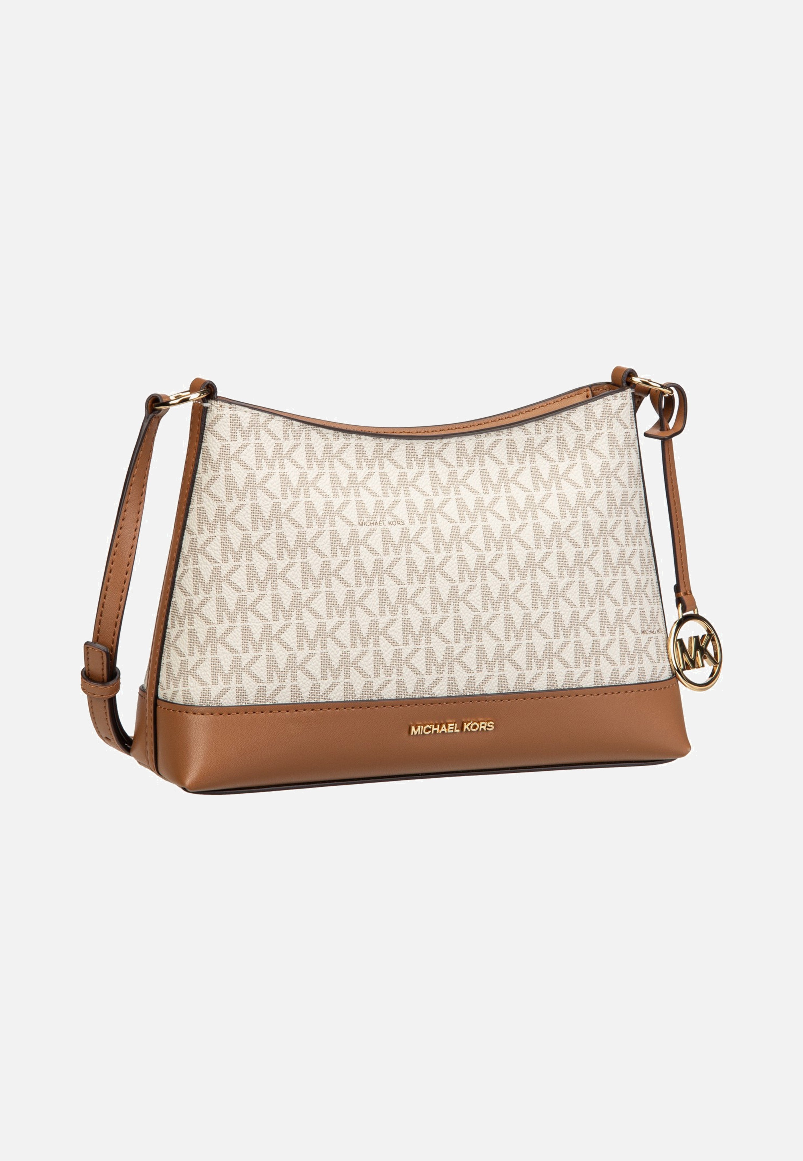 Michael Kors Andie SM TZ Xbody Vanilla/Acorn Umhängetasche