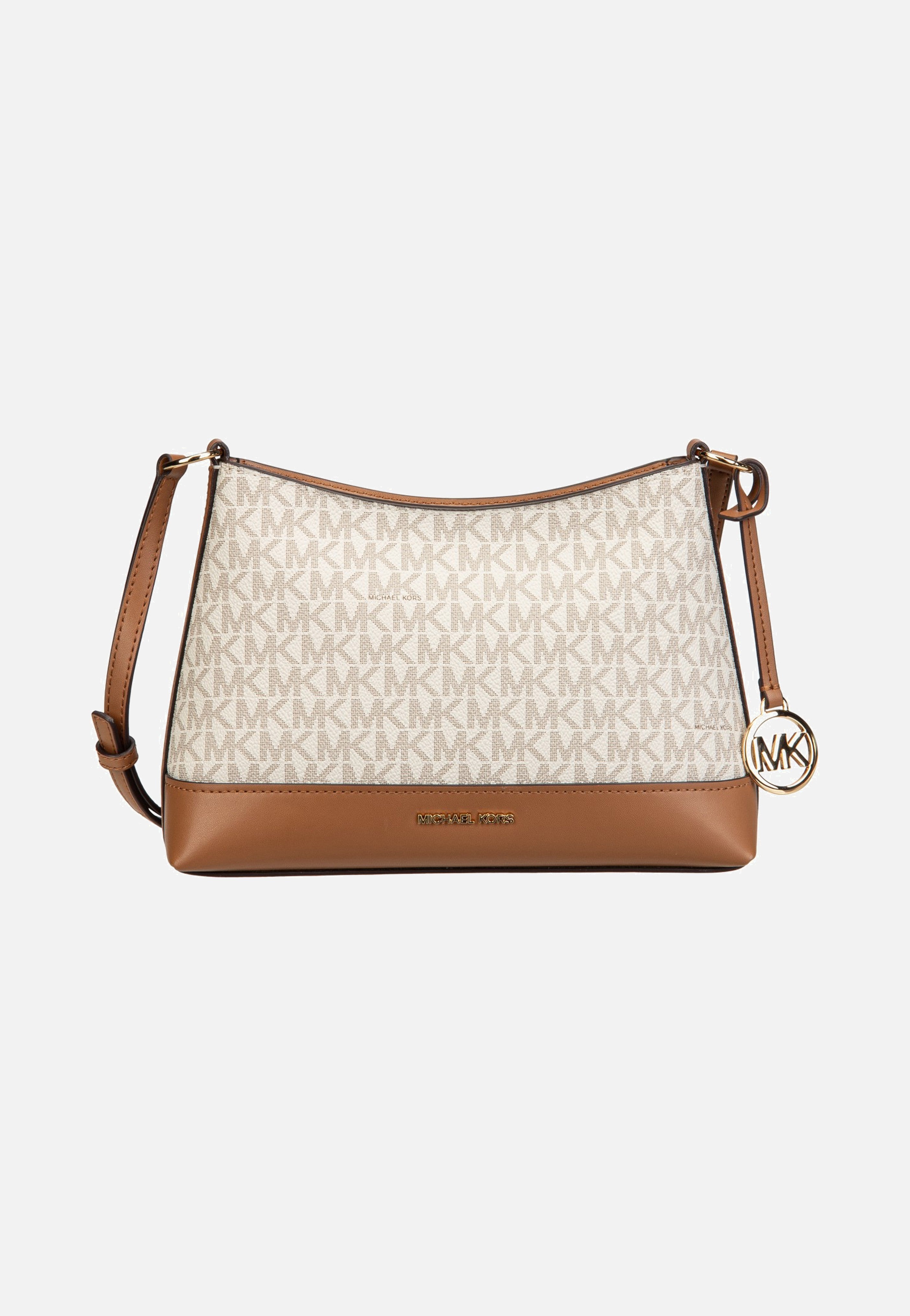 Michael Kors Andie SM TZ Xbody Vanilla/Acorn Umhängetasche