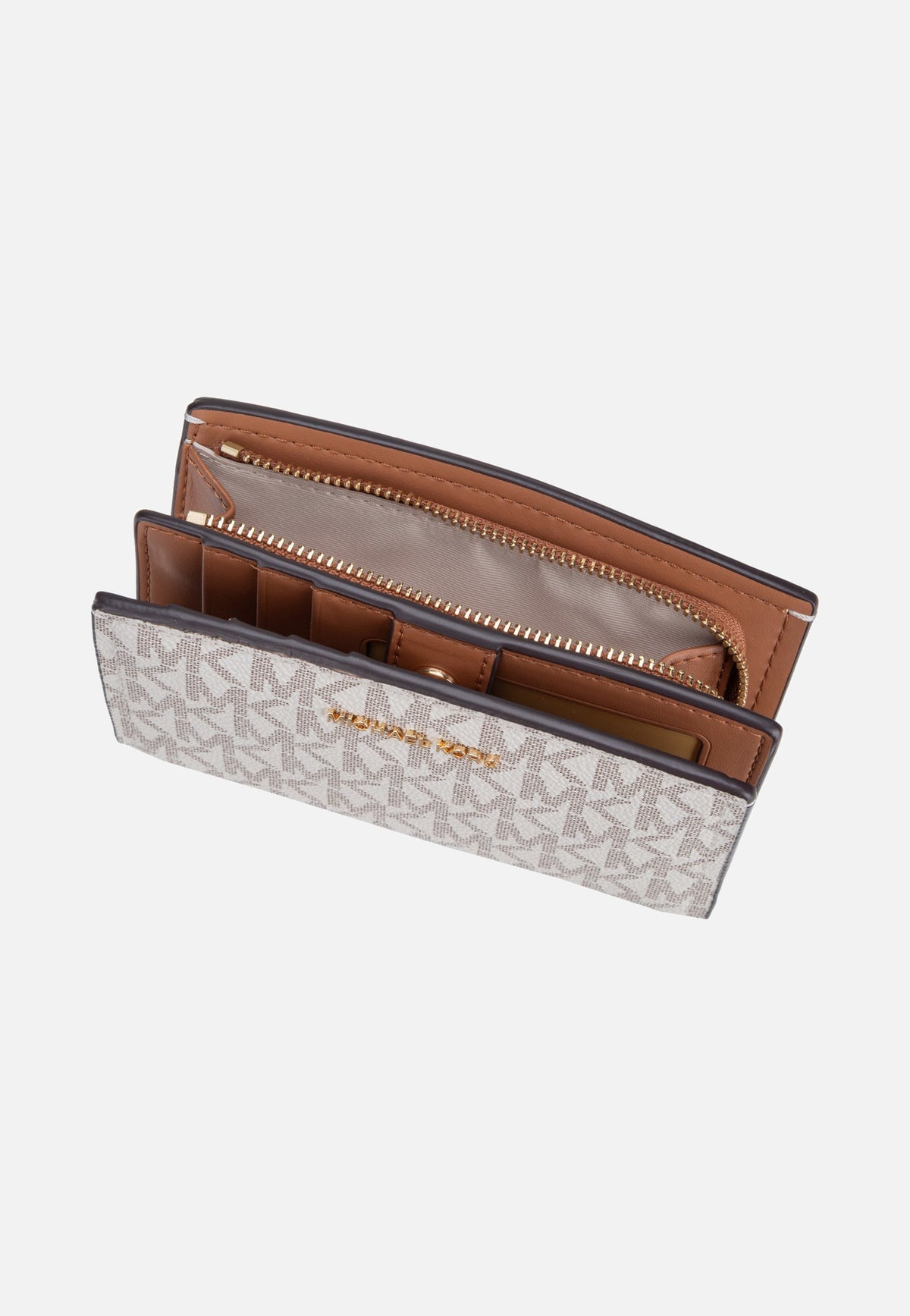 Michael Kors Bryant MD Za Vanilla/Acorn Portemonnaie