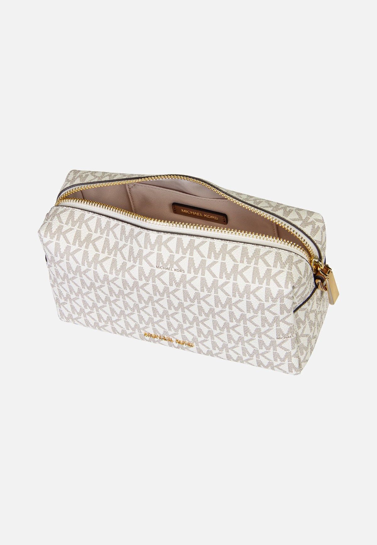 Michael Kors Bryant SM Soft Xbody W/ Chain Vanilla/Acorn Crossbody Bag