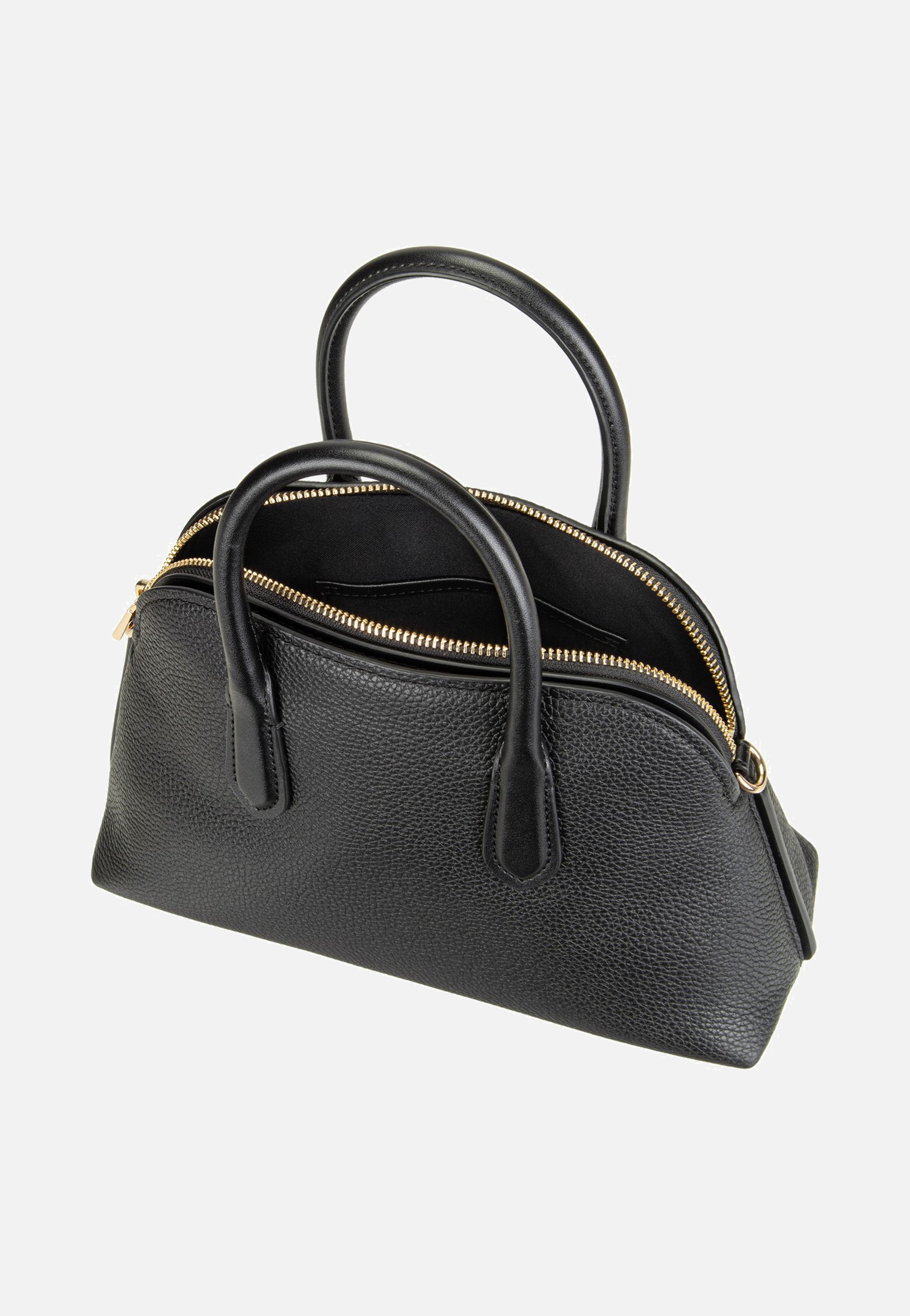 Michael Kors Freddie Medium Dome Chn Stchl Black Satchel
