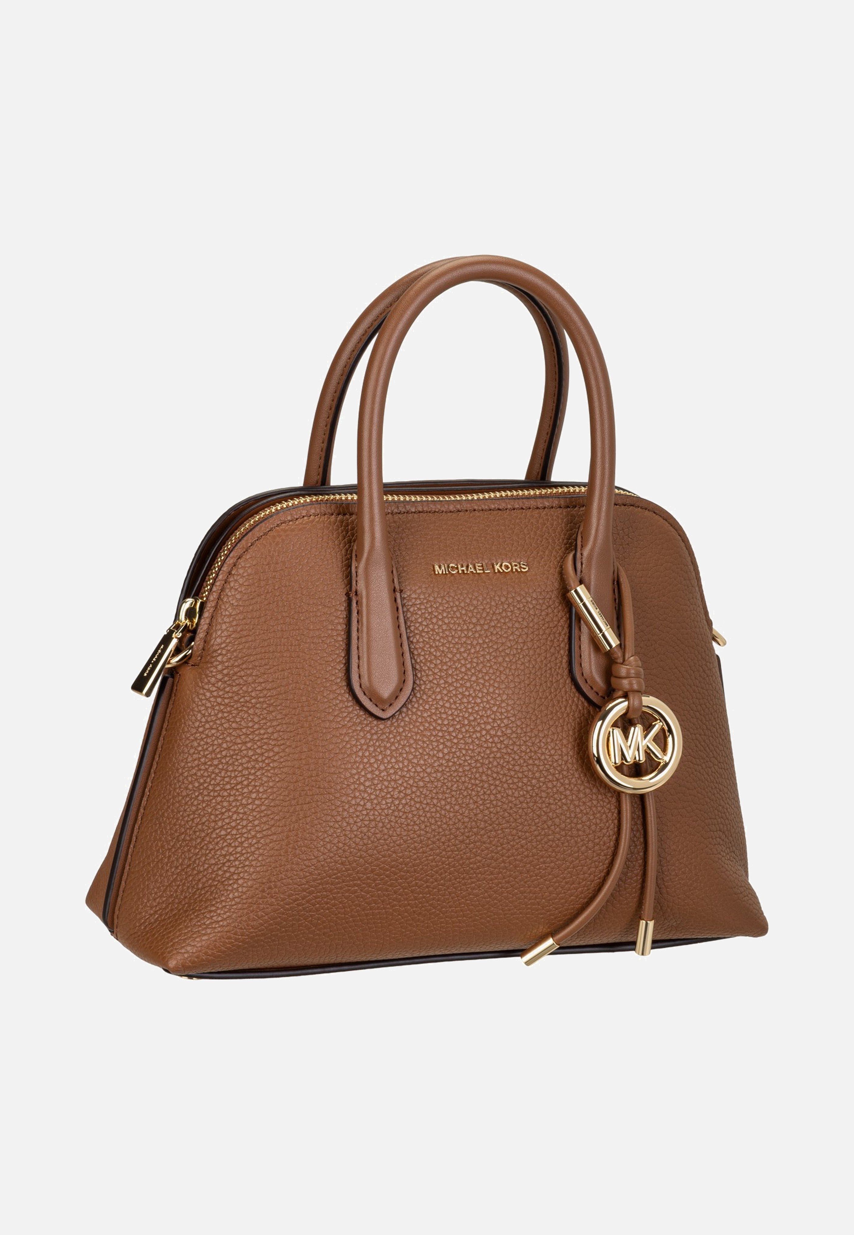 Michael Kors Freddie Medium Dome Chn Stchl Luggage Satchel