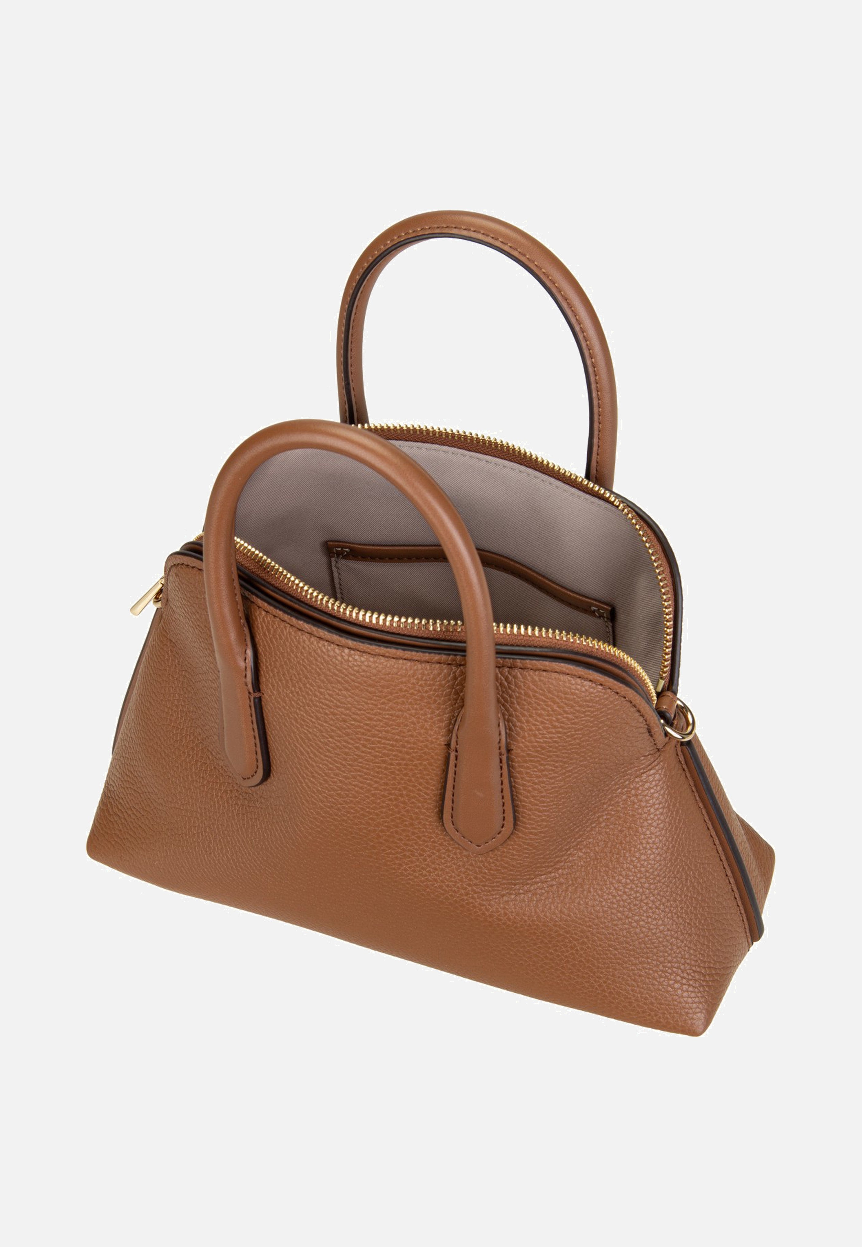 Michael Kors Freddie Medium Dome Chn Stchl Luggage Satchel