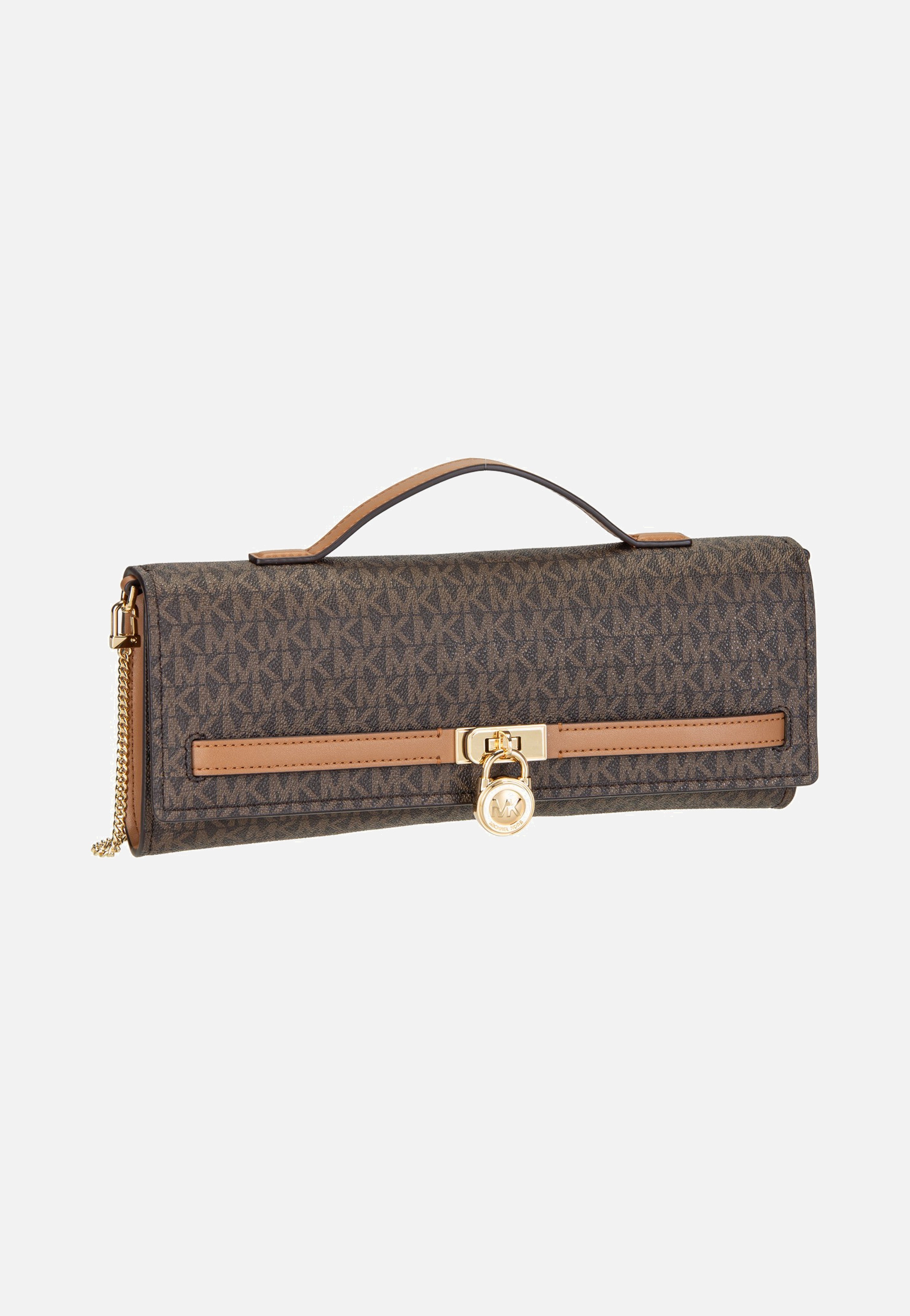 Michael Kors Hamilton Moderne Medium Ew Th Clutch Vanilla/Acorn Clutch