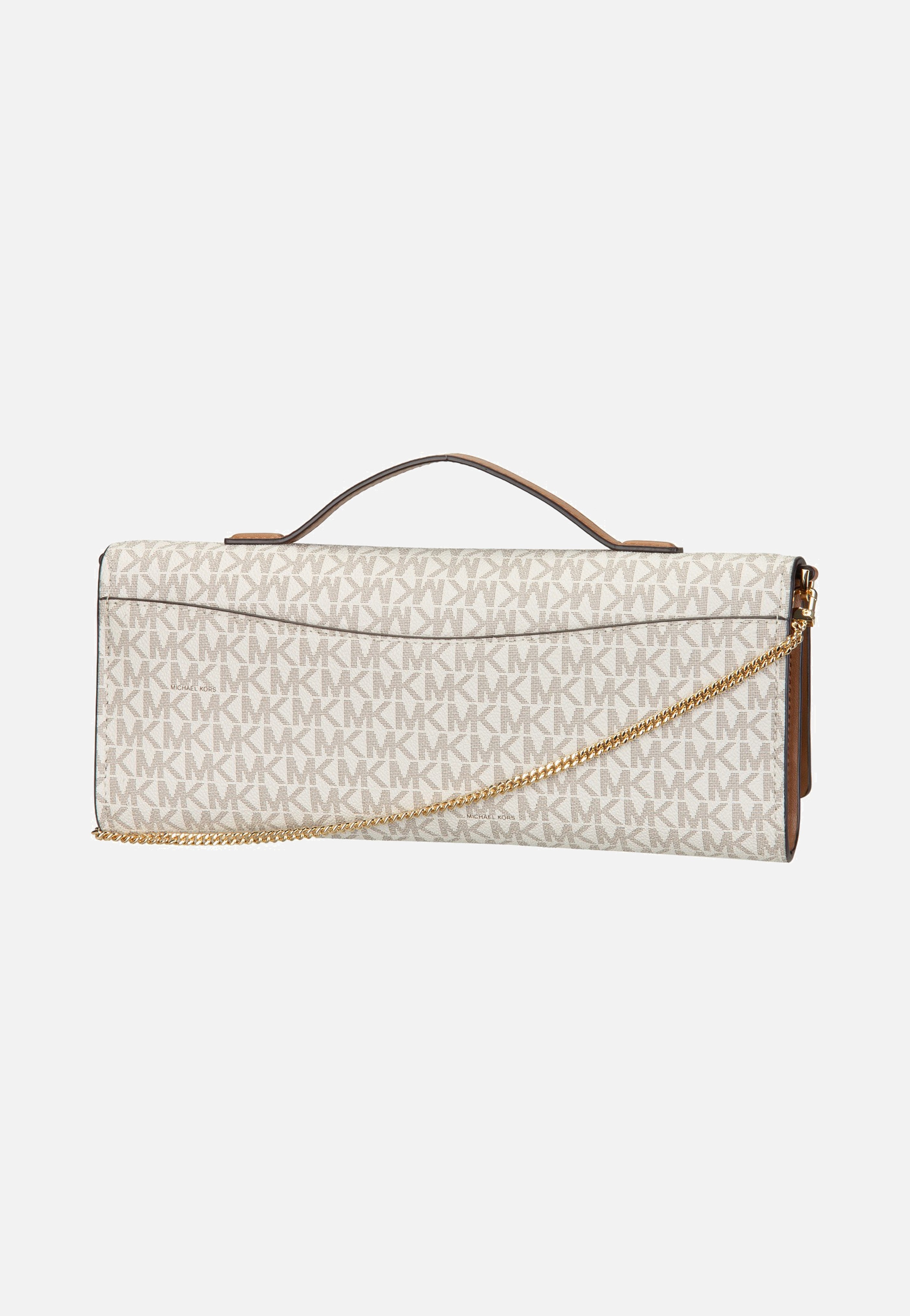 Michael Kors Hamilton Moderne Medium Ew Th Clutch Vanilla/Acorn Clutch