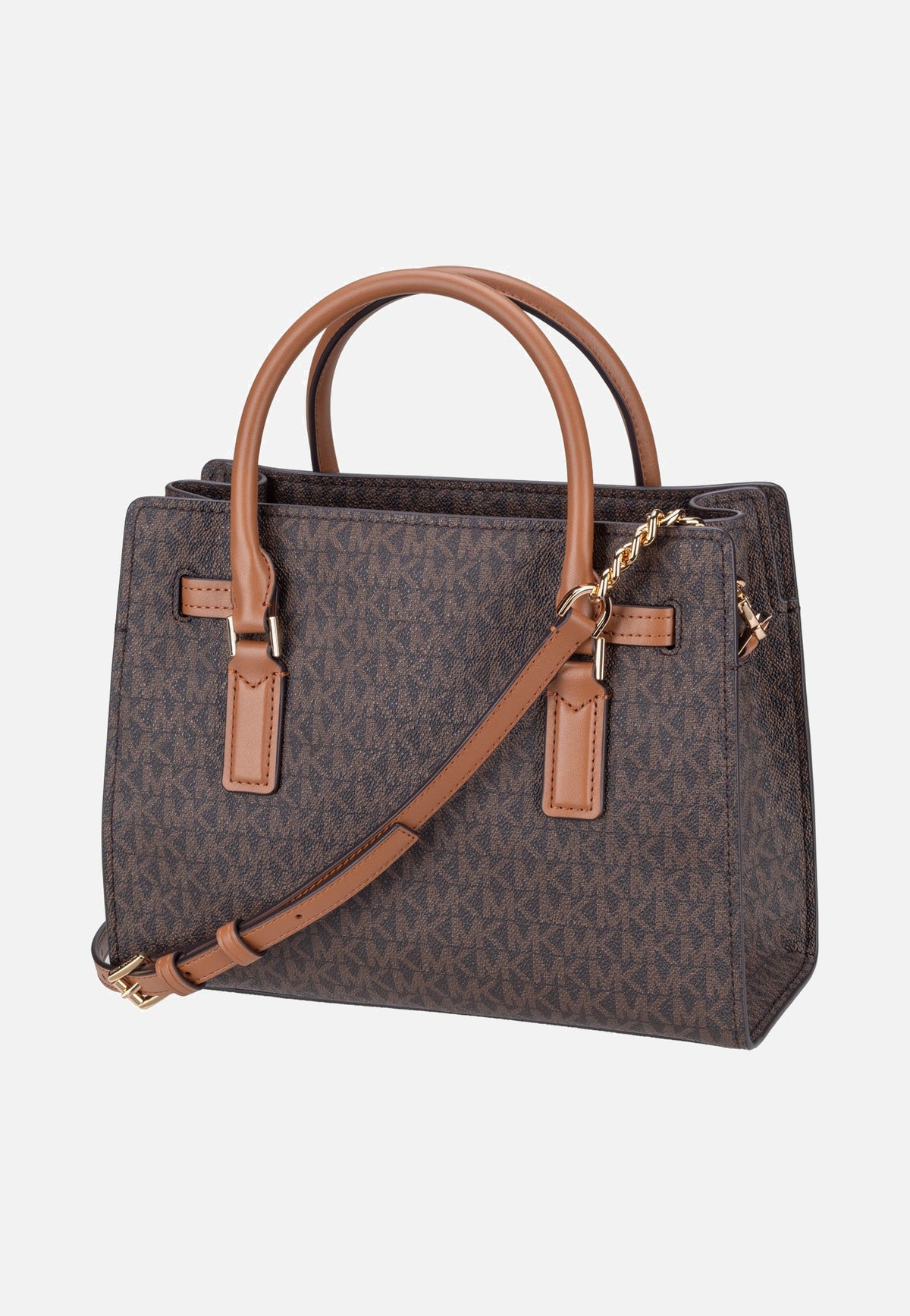 Michael Kors Hamilton Moderne SM Satchel Brown/Acorn Satchel